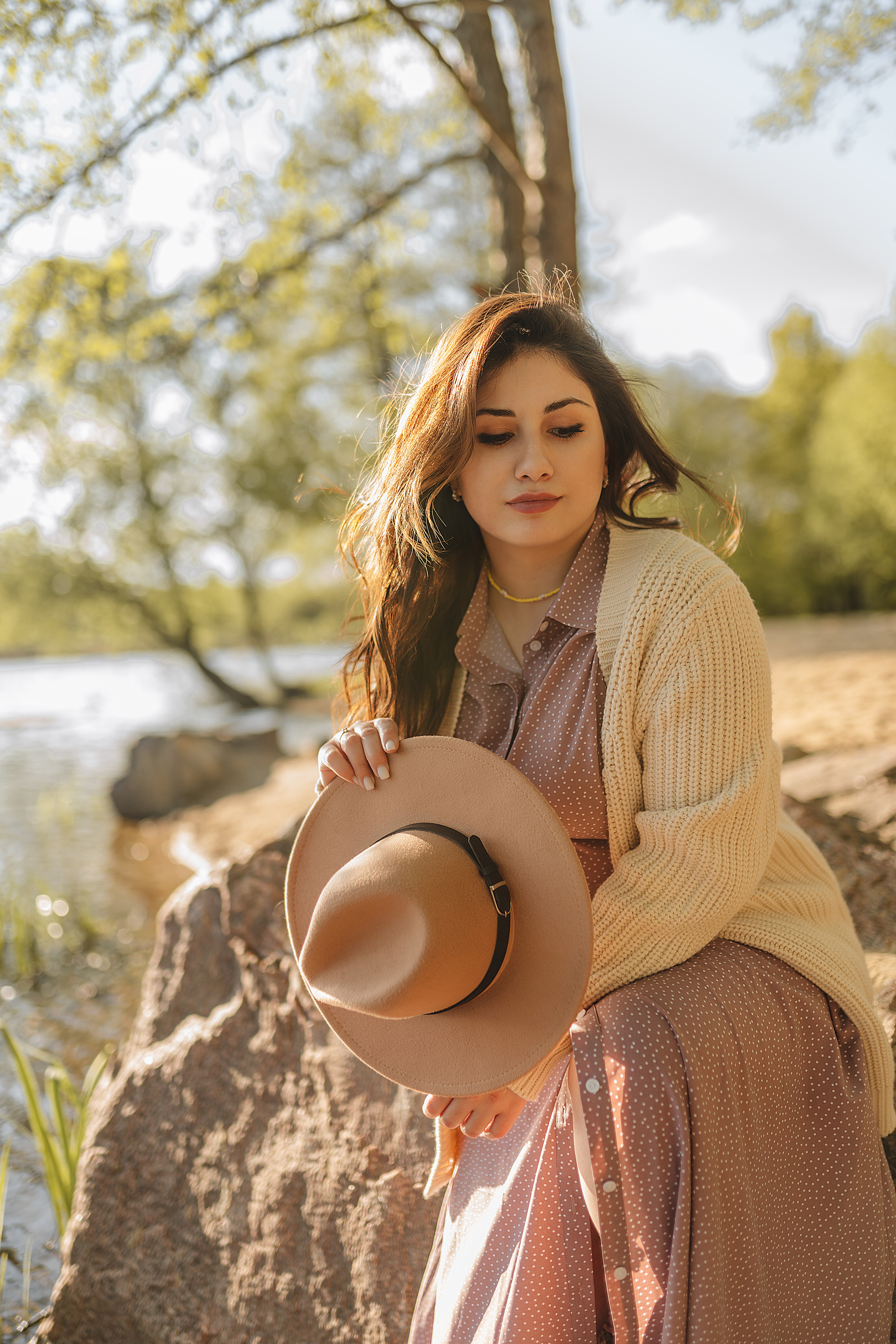 Рая | Весенняя съемка у озера. Фотограф Карина Шмулёва. Воронеж и область