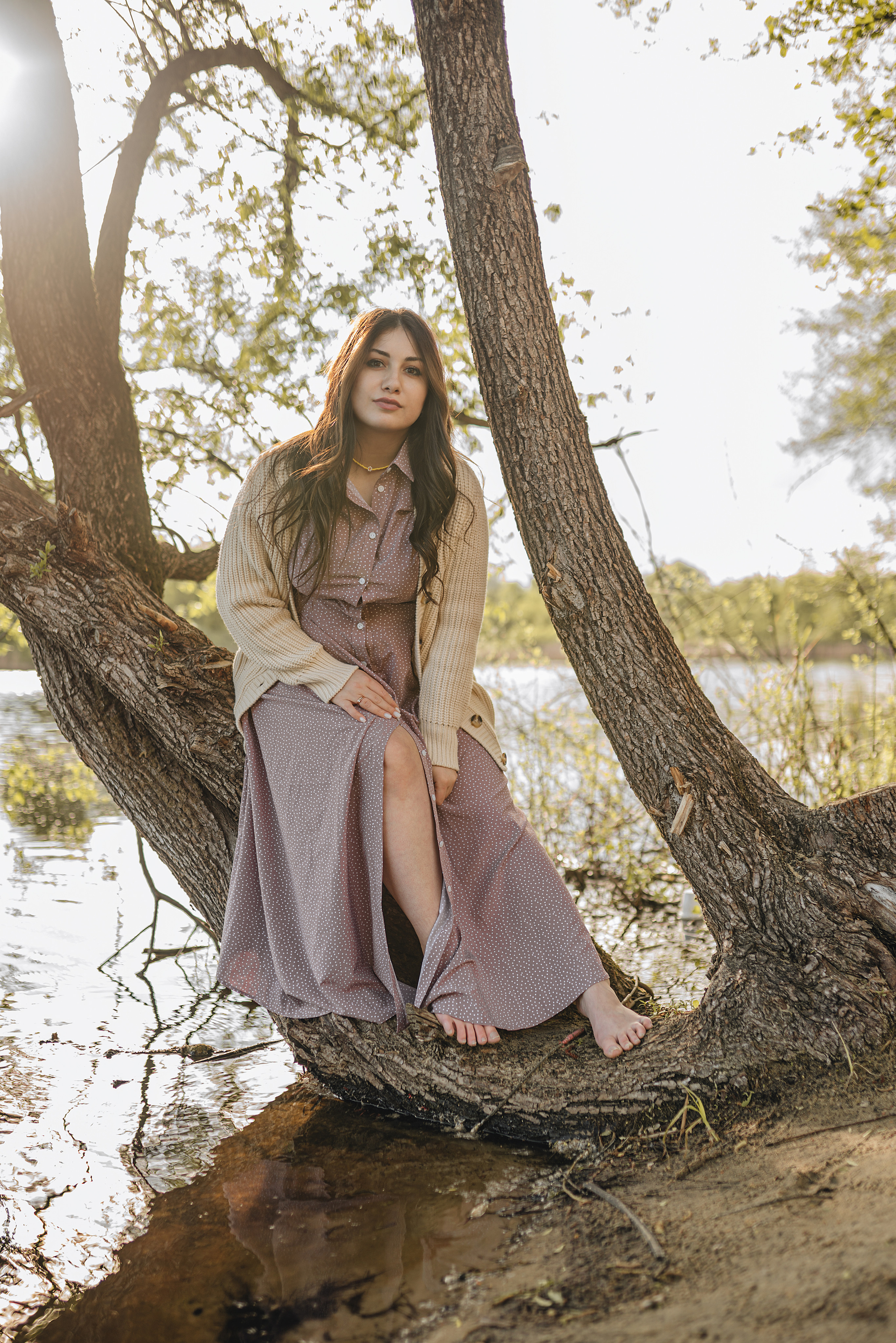 Рая | Весенняя съемка у озера. Фотограф Карина Шмулёва. Воронеж и область