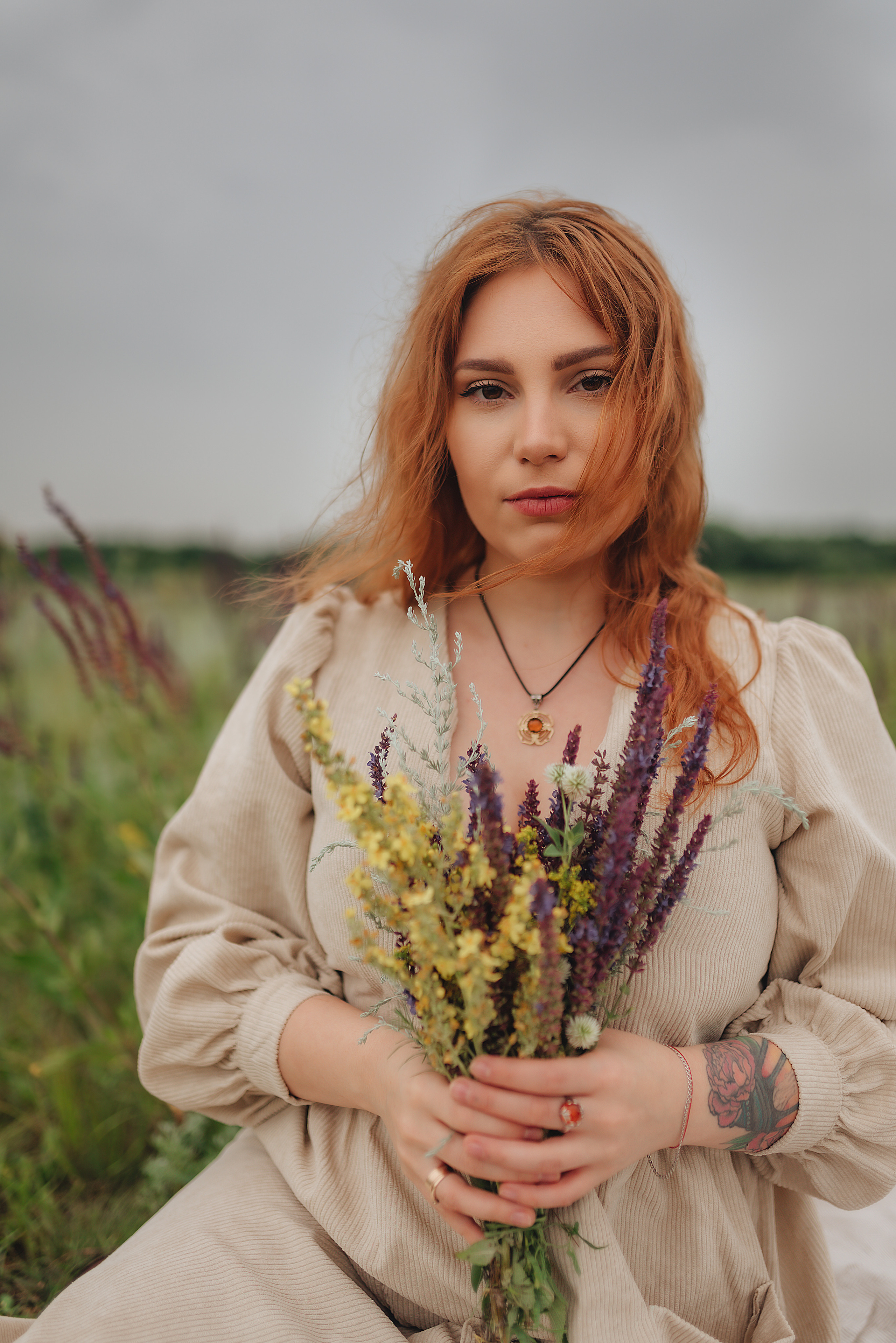 Надежда | Съемка в поле. Фотограф Карина Шмулёва. Воронеж и область