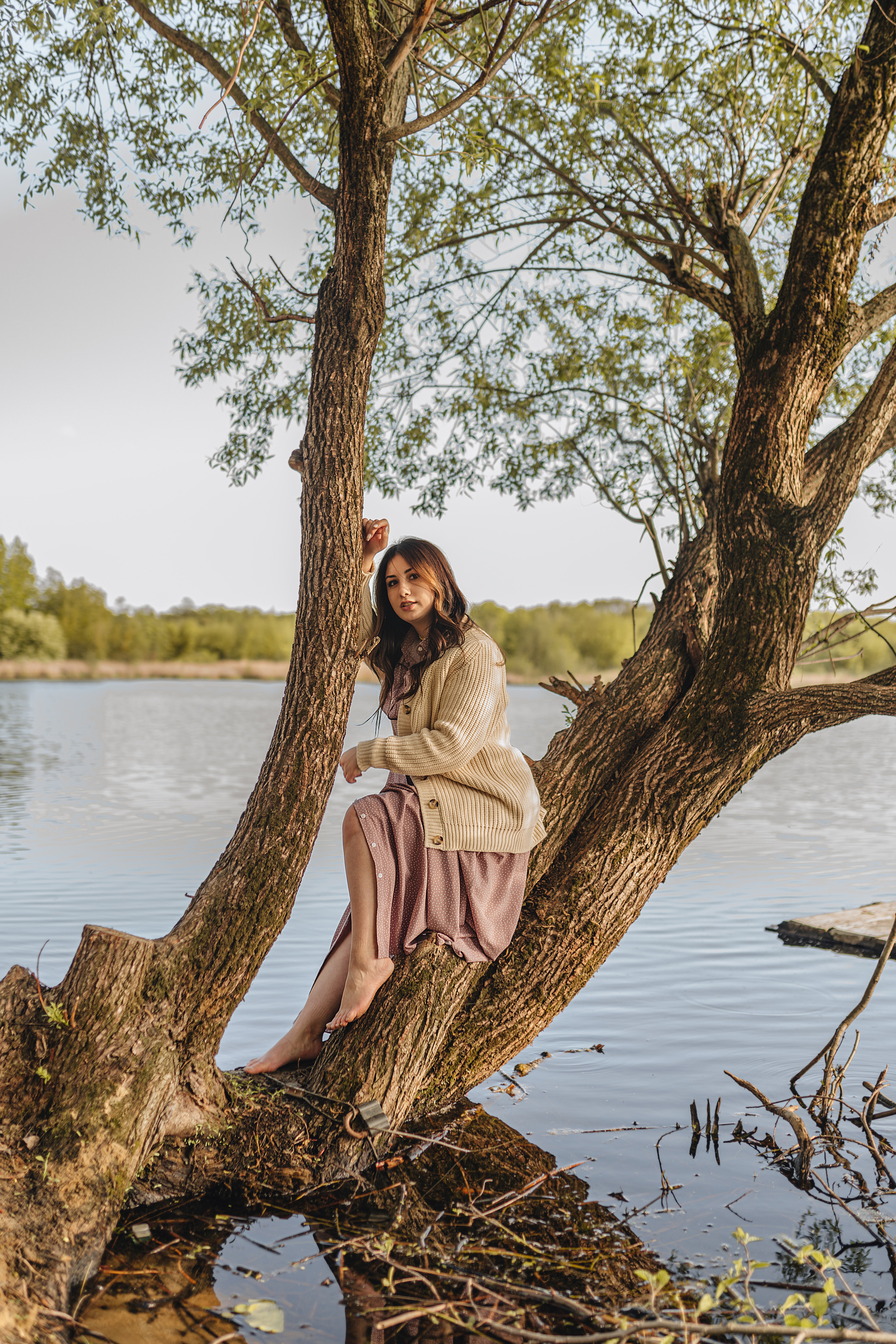 Рая | Весенняя съемка у озера. Фотограф Карина Шмулёва. Воронеж и область