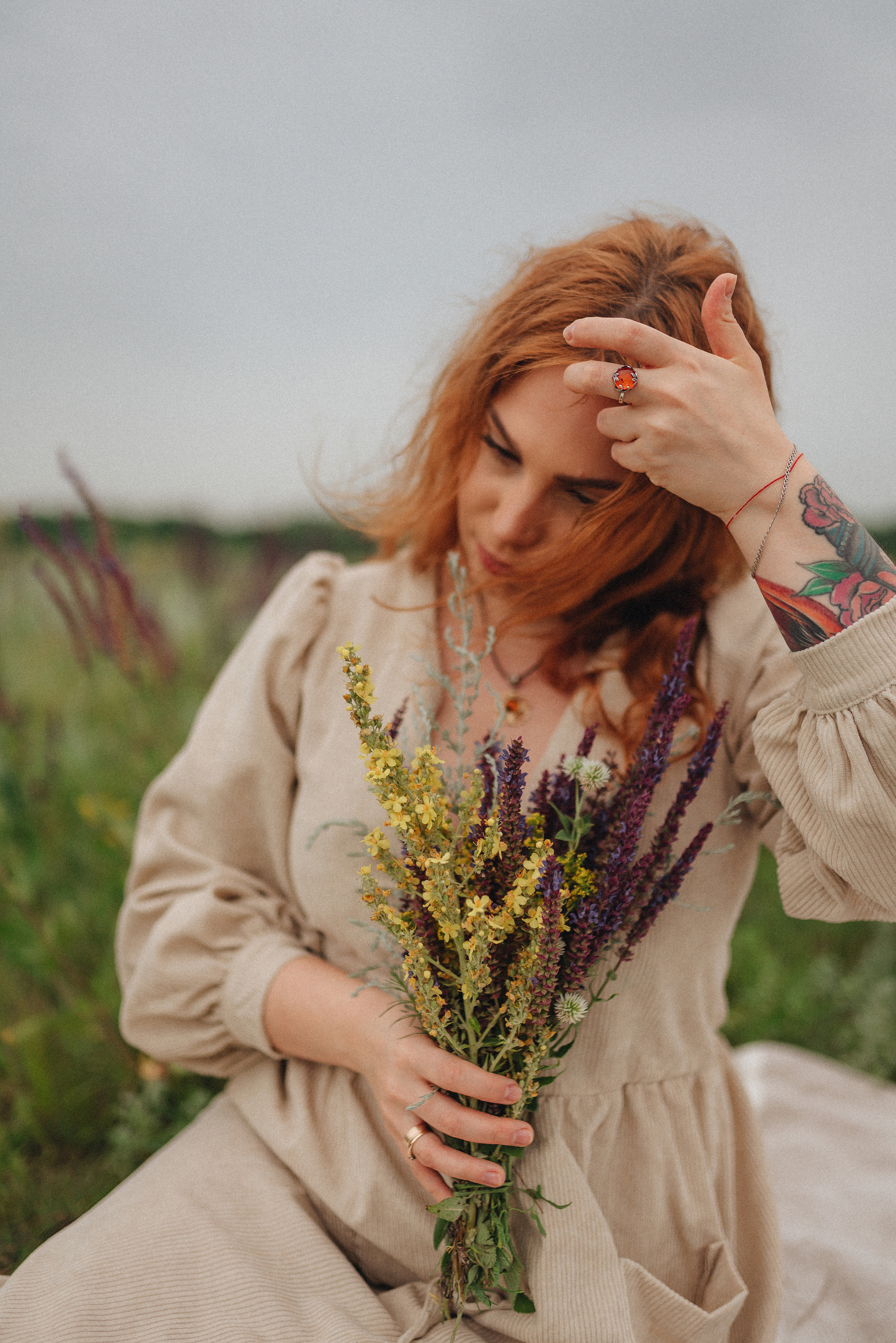 Надежда | Съемка в поле. Фотограф Карина Шмулёва. Воронеж и область