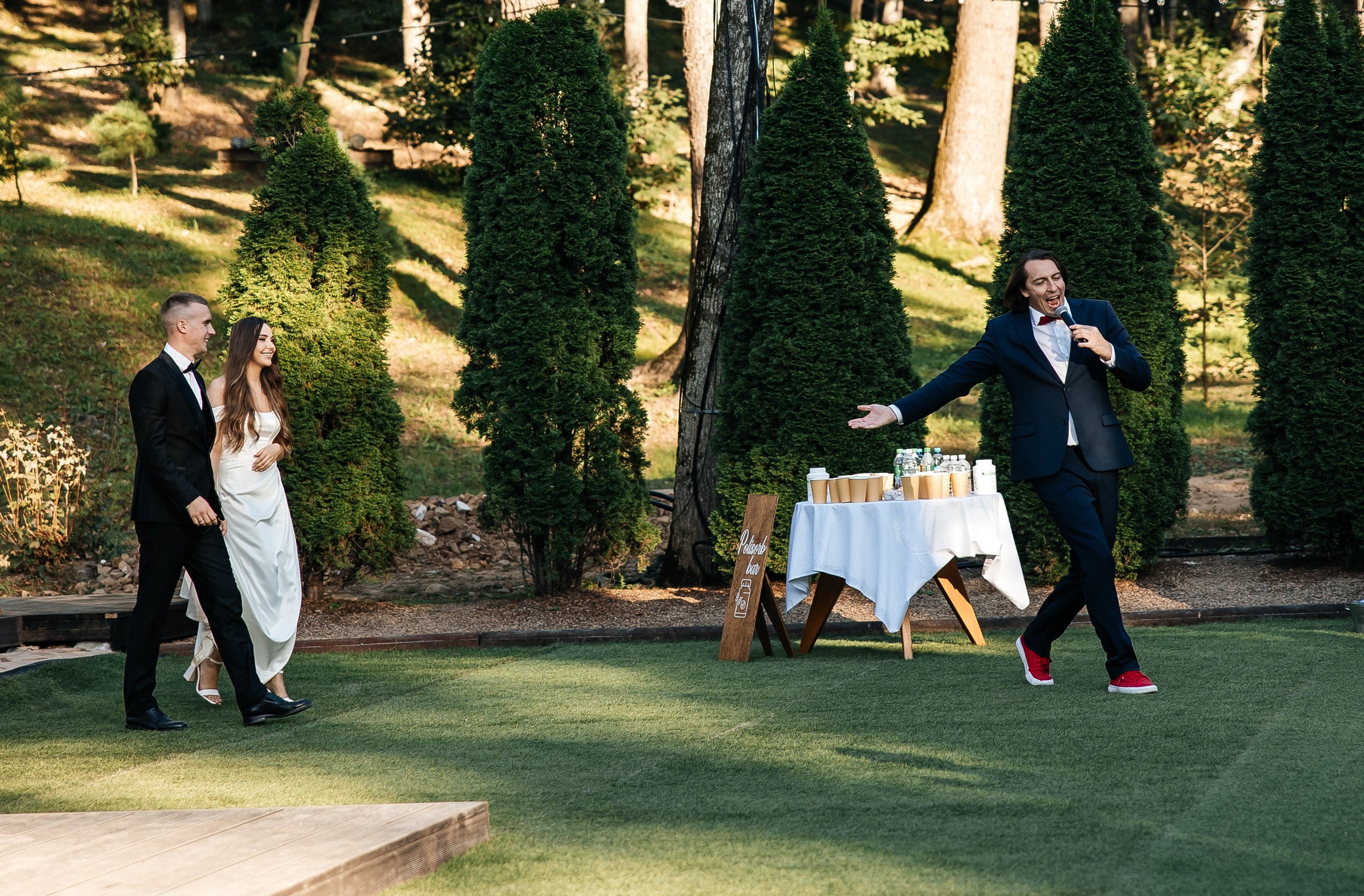 Свадьба на открытом воздухе. Свадебный и семейный фотограф в Москве Олеся Подколзина