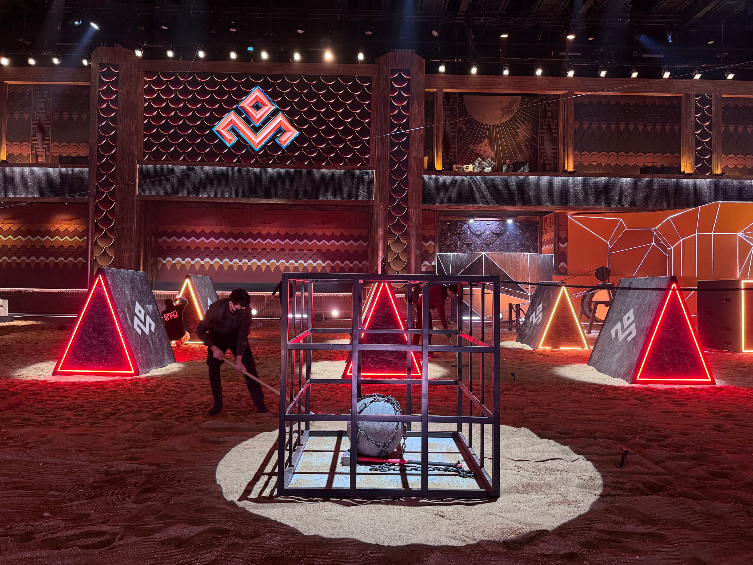 БОГАТЫРСКИЕ ИГРЫ для СТС. Художник-постановщик кино и театра в Москве и Санкт-Петербурге Медведников Николай