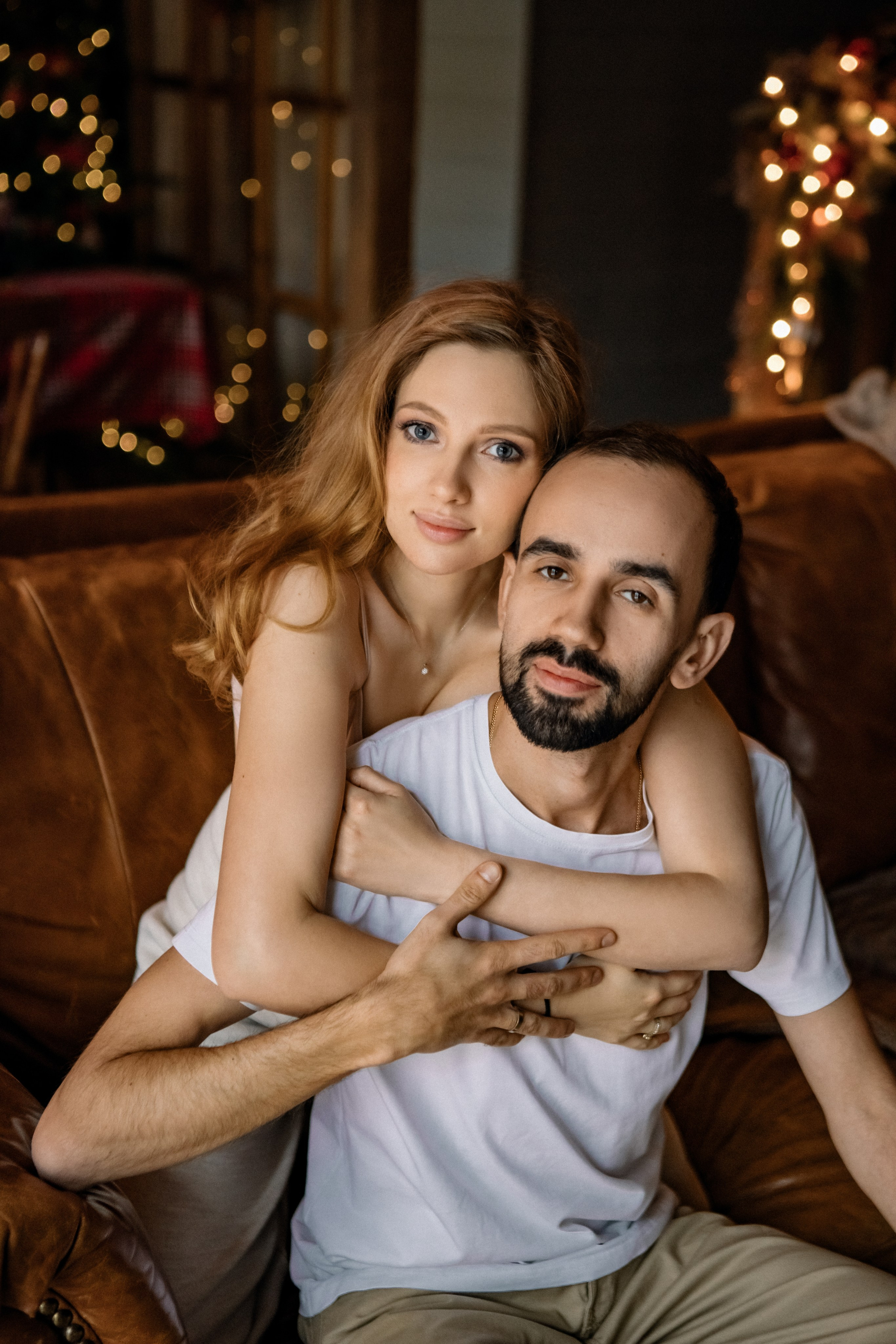 Ксения и Владимир Новогодняя История. Фотограф в Москве Ольга Сатони