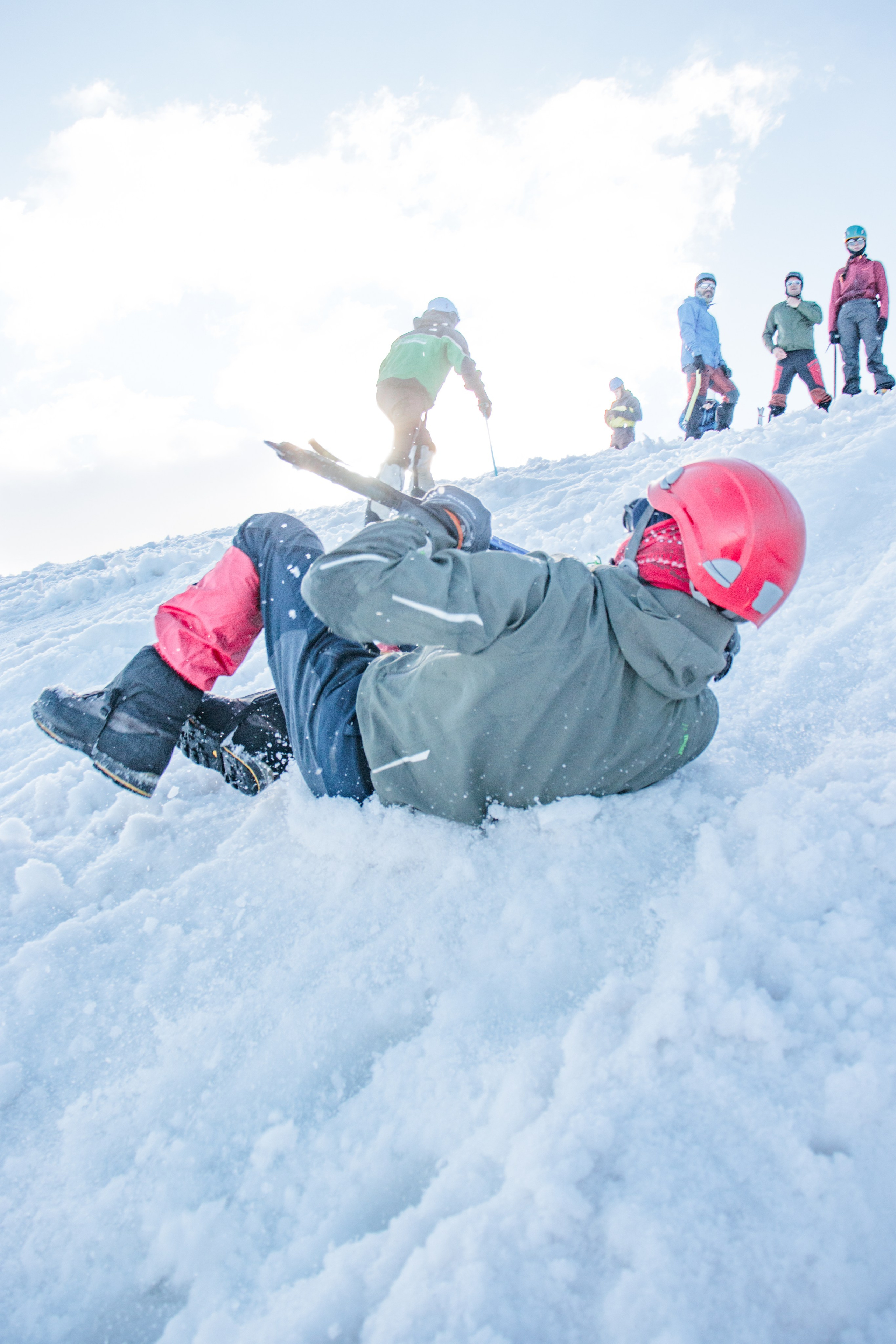 Снежно-ледовые занятия. Фотограф на трекинг и восхождение Эльбрус, Приэльбрусье. Елизавета Бобок
