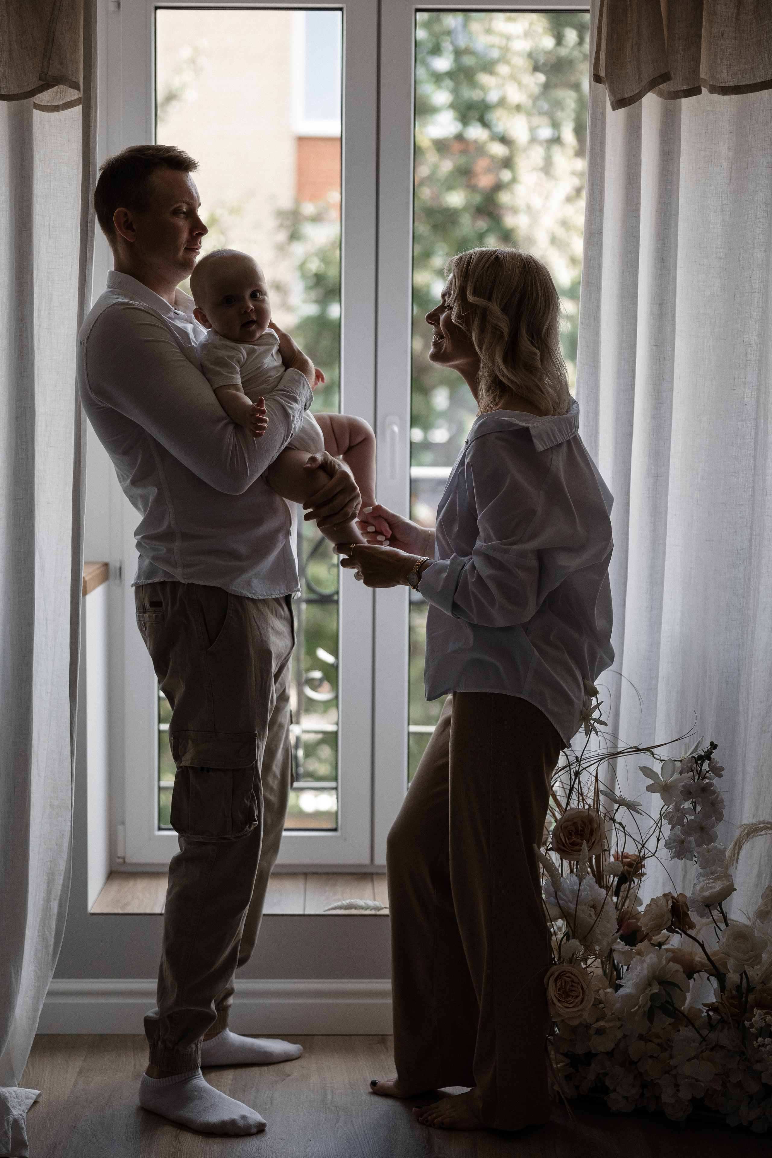 Семейная в студии. Свадебный и семейный фотограф Москва Екатерина Верижникова