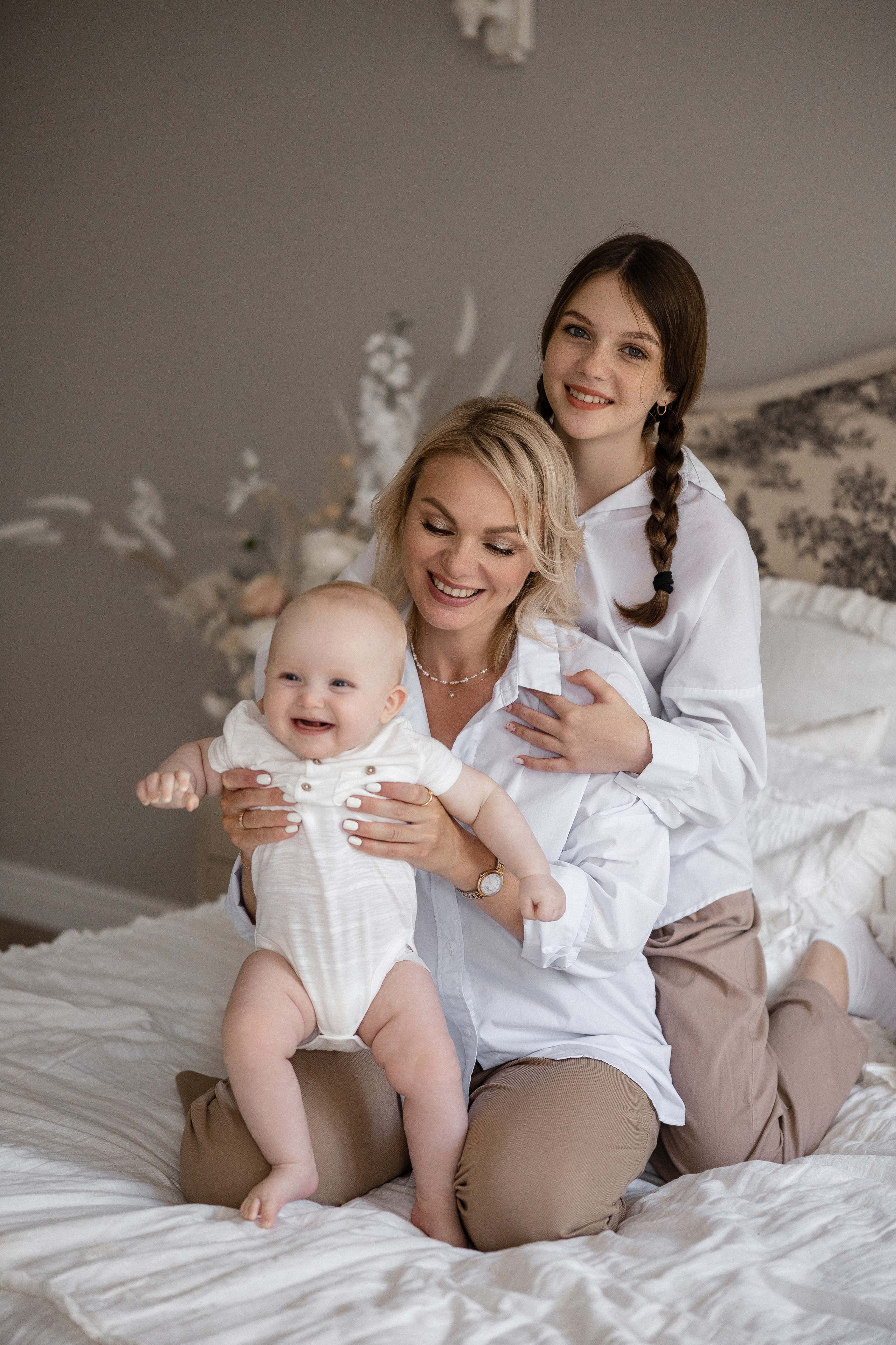 Семейная в студии. Свадебный и семейный фотограф Москва Екатерина Верижникова