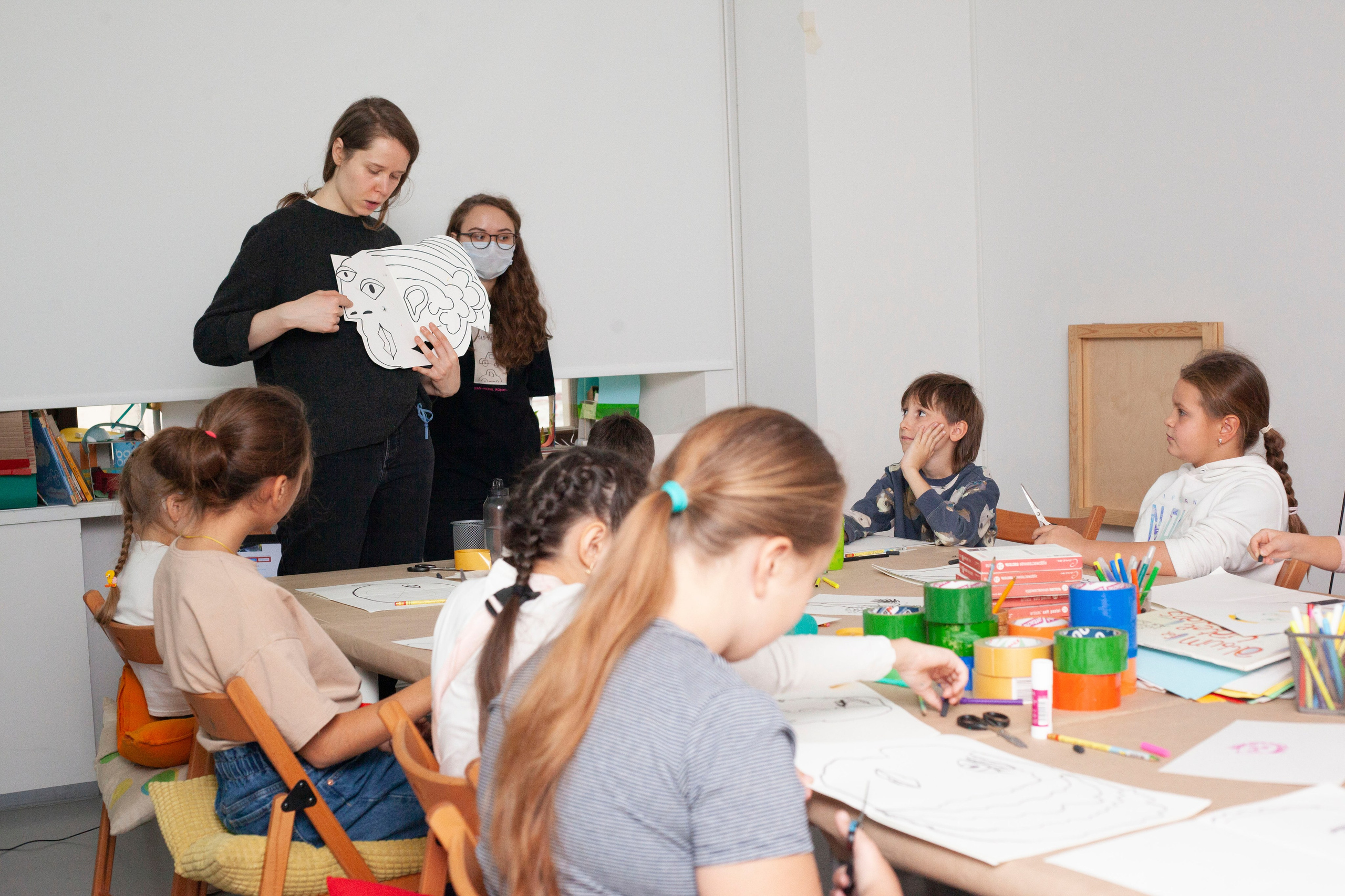 Детский мастер-класс в ММОМА. Stanislav Baryshev — People. Emotions. Atmosphere