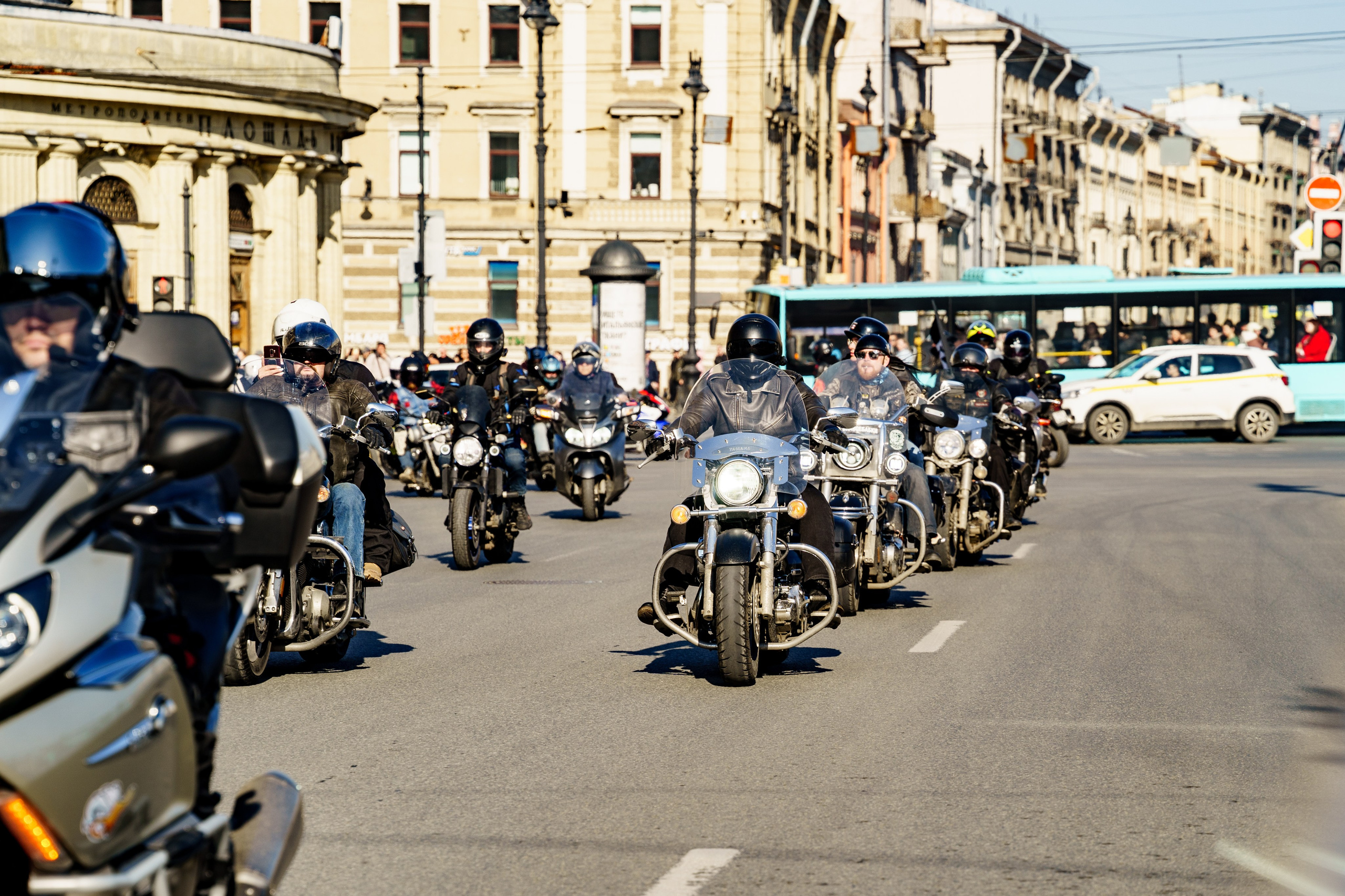 Прохват мотоклуба Norman Riders ч.1. Концертный и репортажный фотограф в Санкт-Петербурге Слава Пахомов