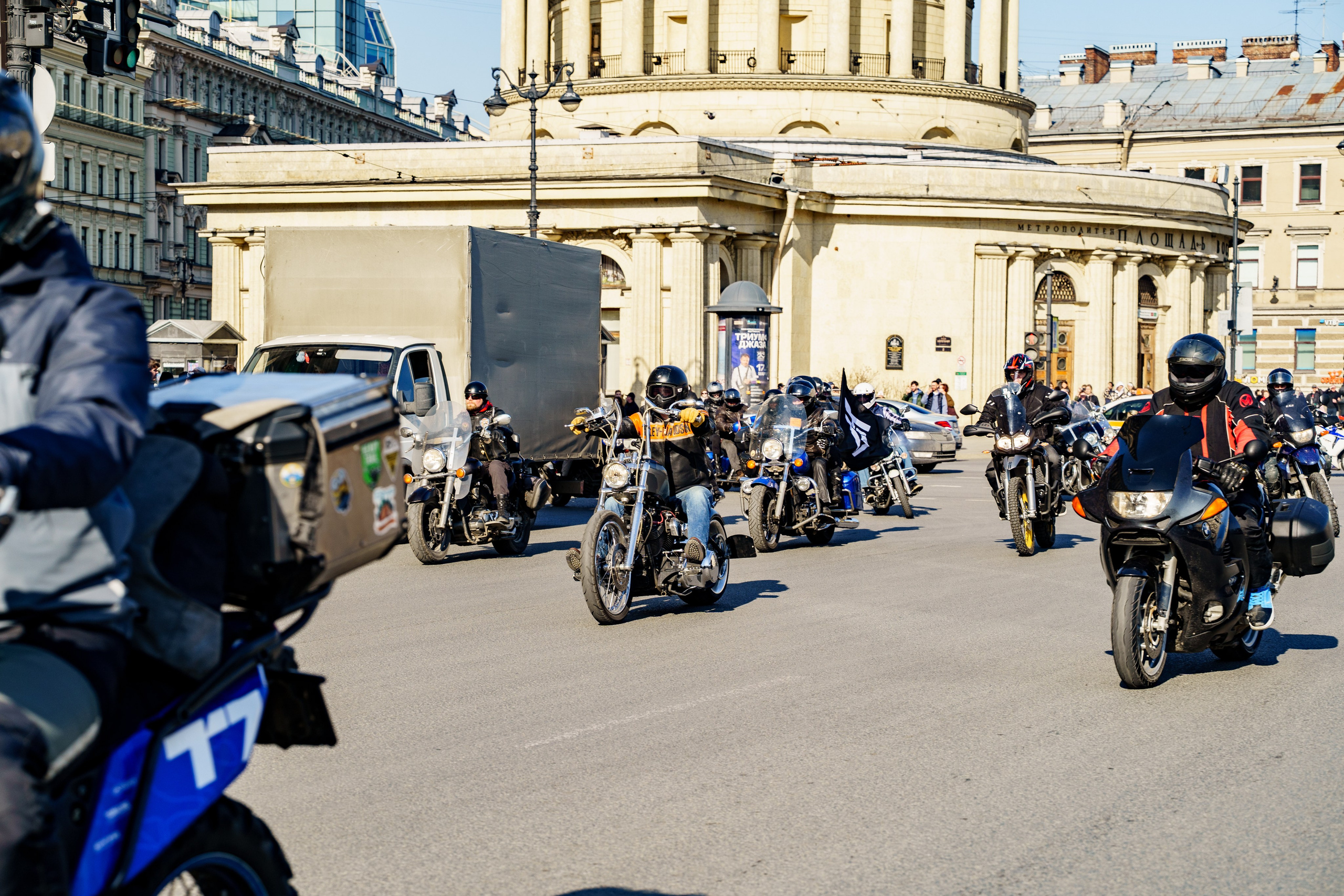 Прохват мотоклуба Norman Riders ч.1. Концертный и репортажный фотограф в Санкт-Петербурге Слава Пахомов