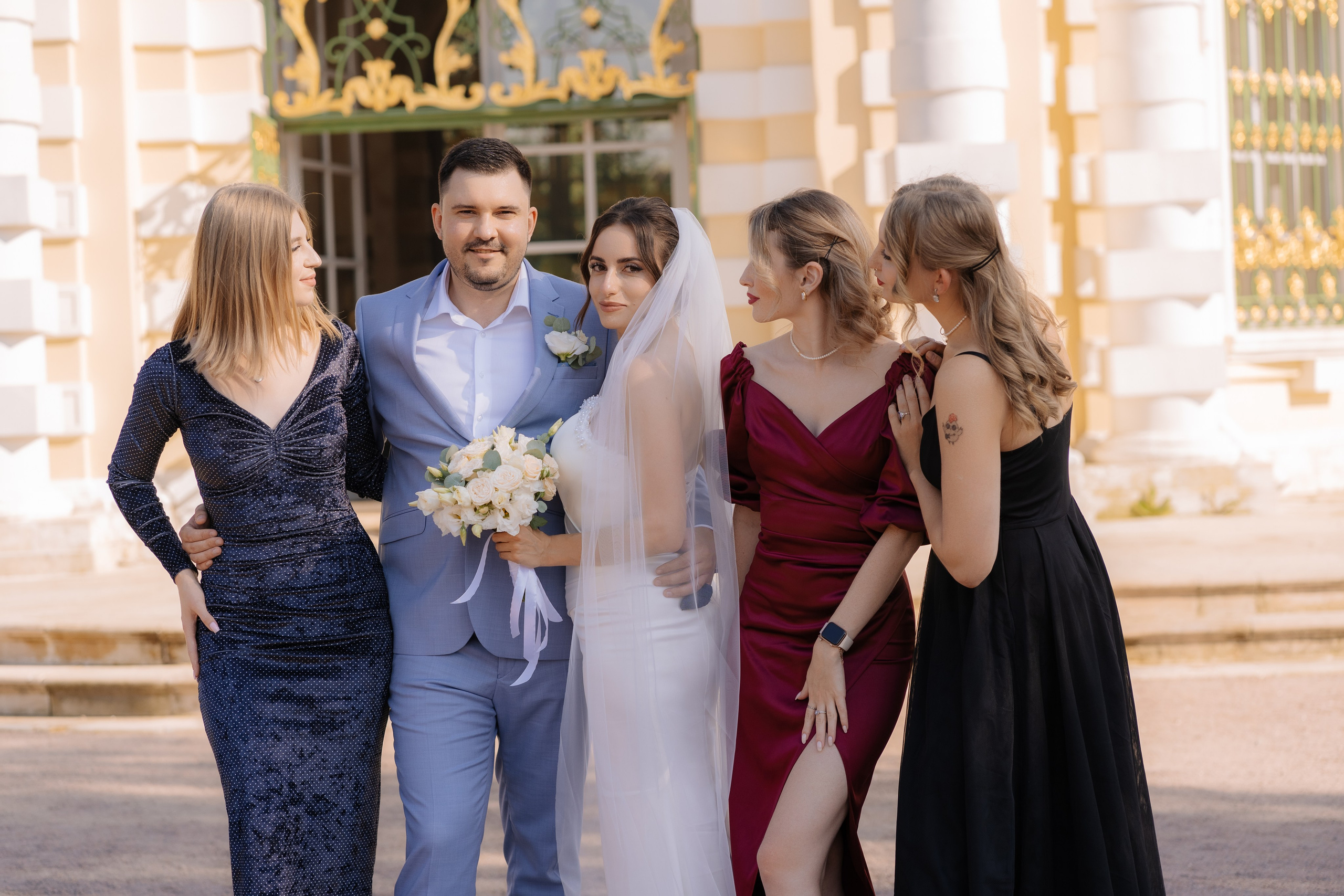 Свадебная фотосессия в Москве, парк Кусково. Свадебный фотограф в Москве Анна Полушина