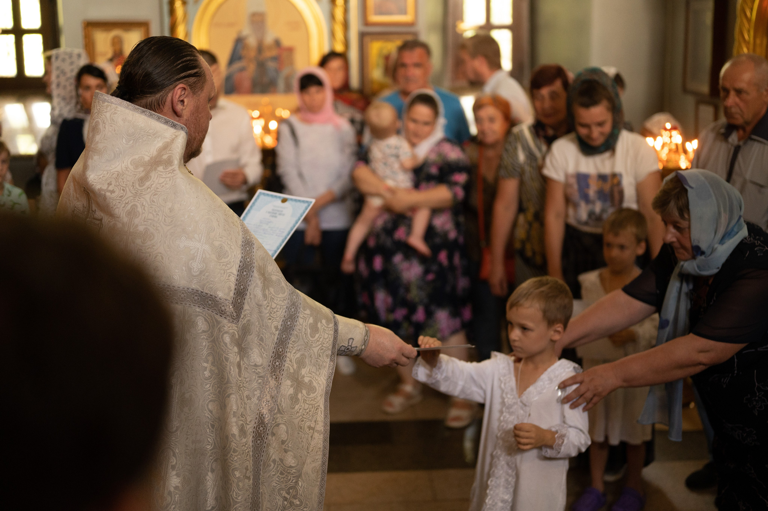 Крещение Матвей и Тимофей. Фотограф новорожденных, семейный детский в Тюмени Татьяна Морозова