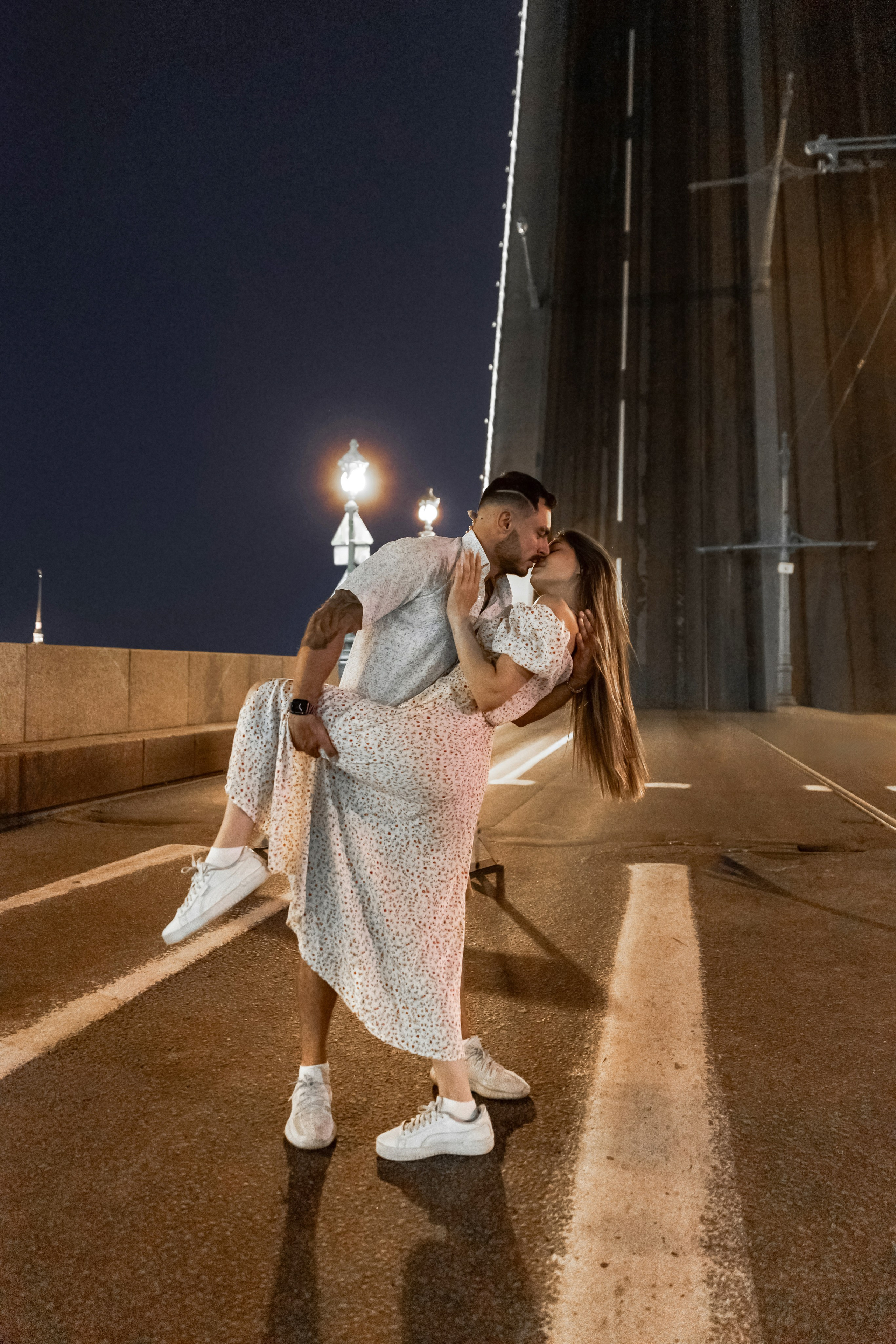 Ночь. Мосты. Любовь. Свадебный и портретный фотограф в Санкт-Петербурге Надежда Чечулина