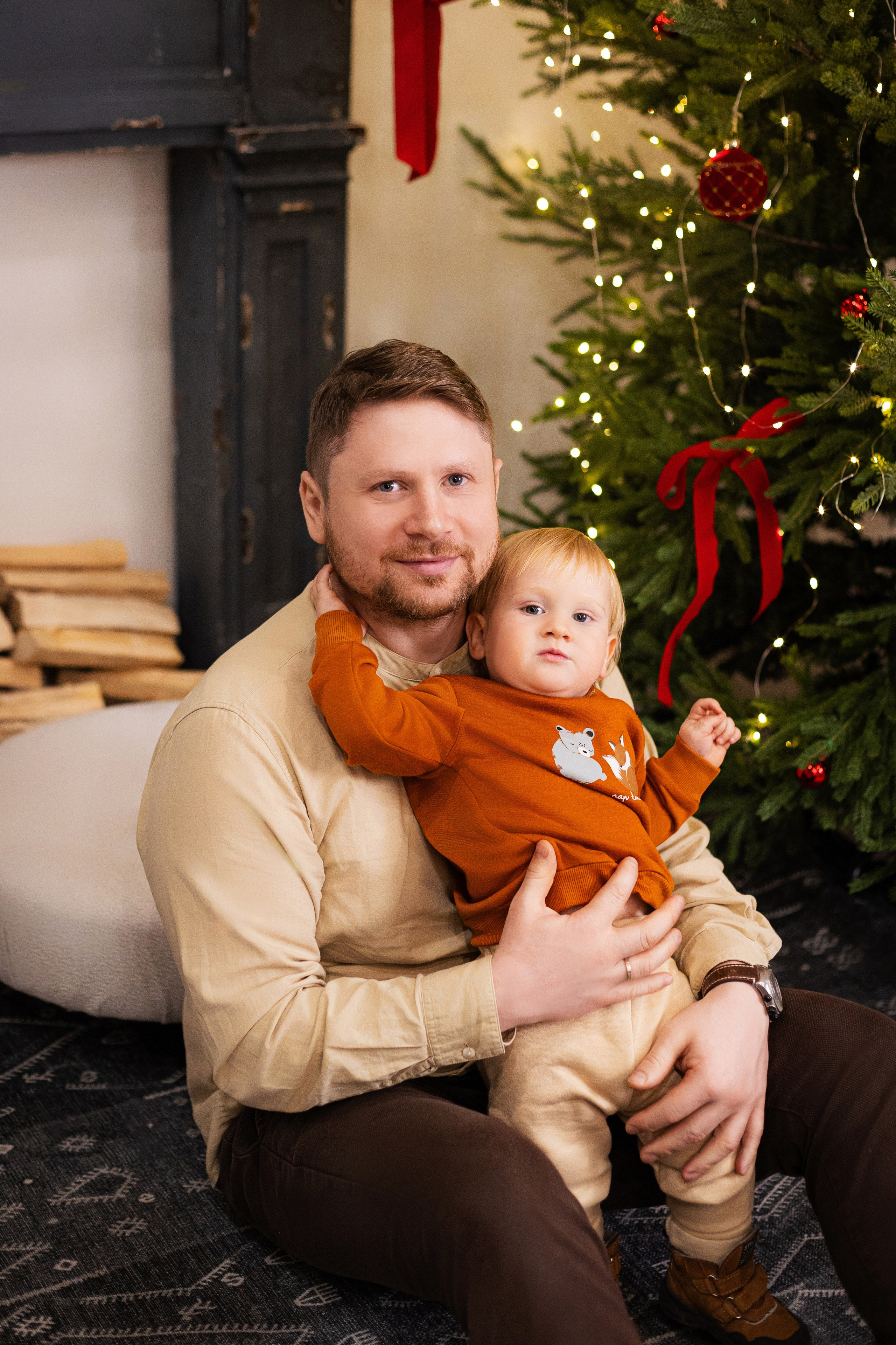 Ольга, Павел и Рома с бабушками. Фотограф ВИКА МЕДУЗА