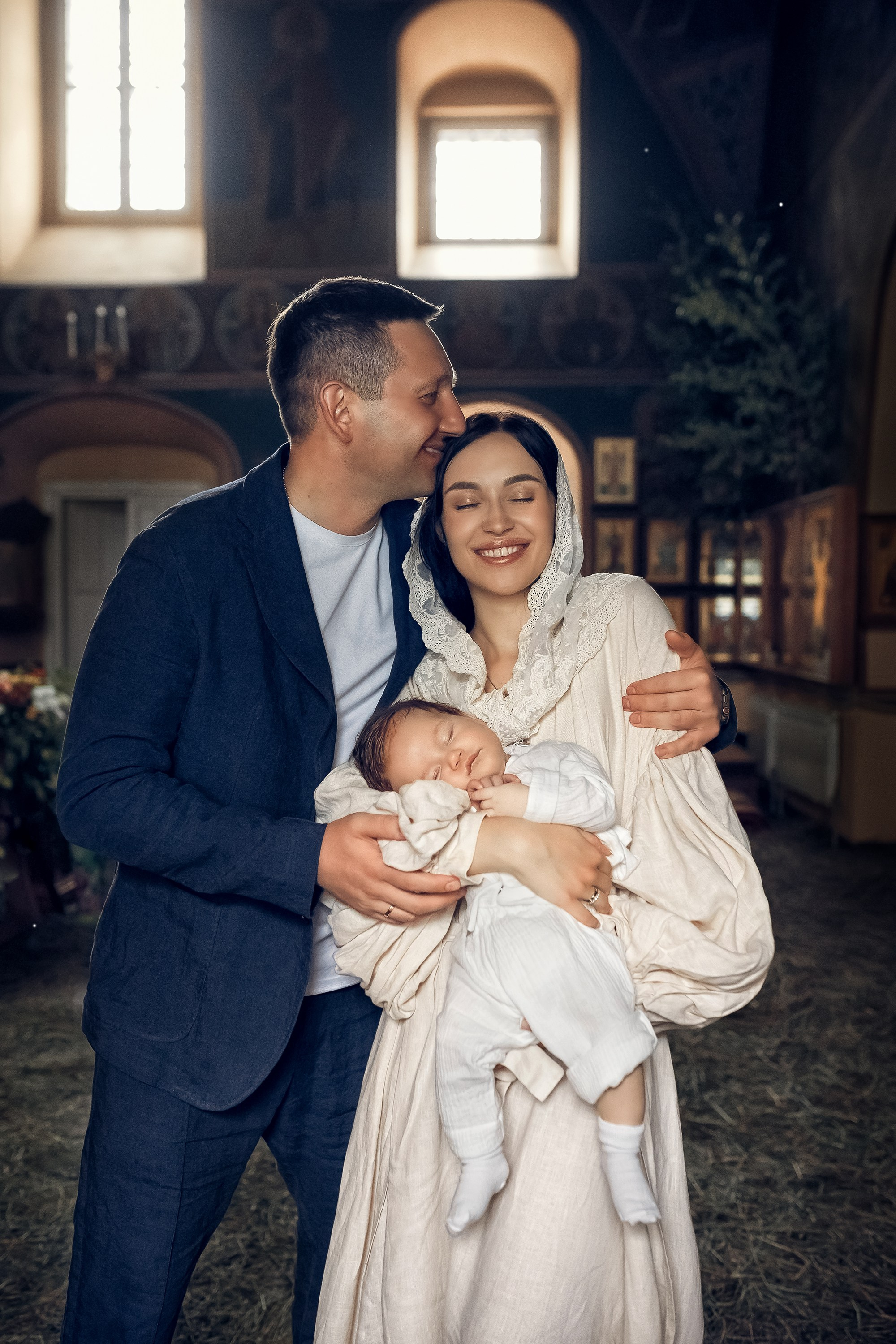 Таинство Крещения (постановочная съемка). Moscow_CPC