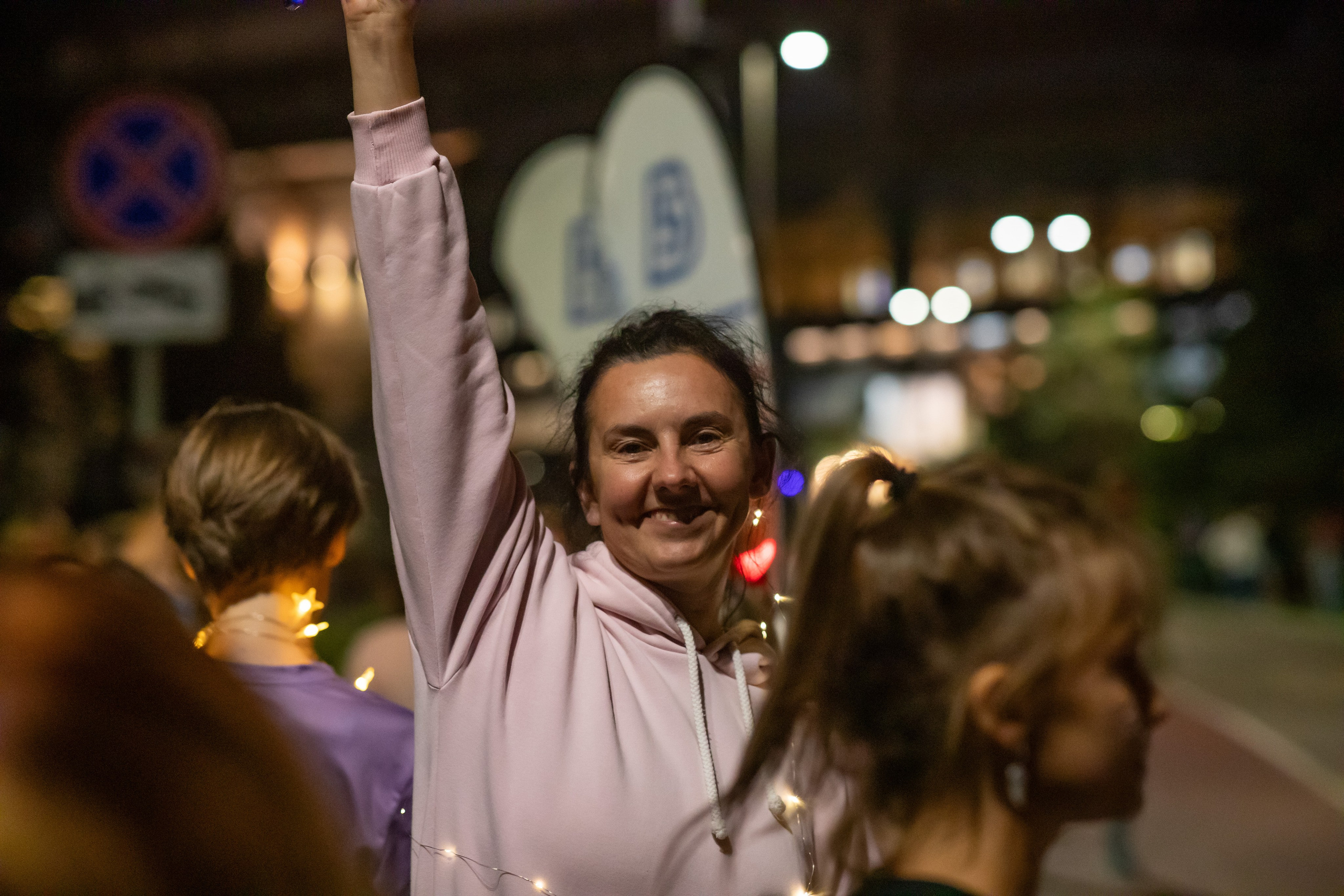 Самая крутая поддержка Ночного забега от 5 вёрст 03.08.24. Фотограф Сергей Ловкий