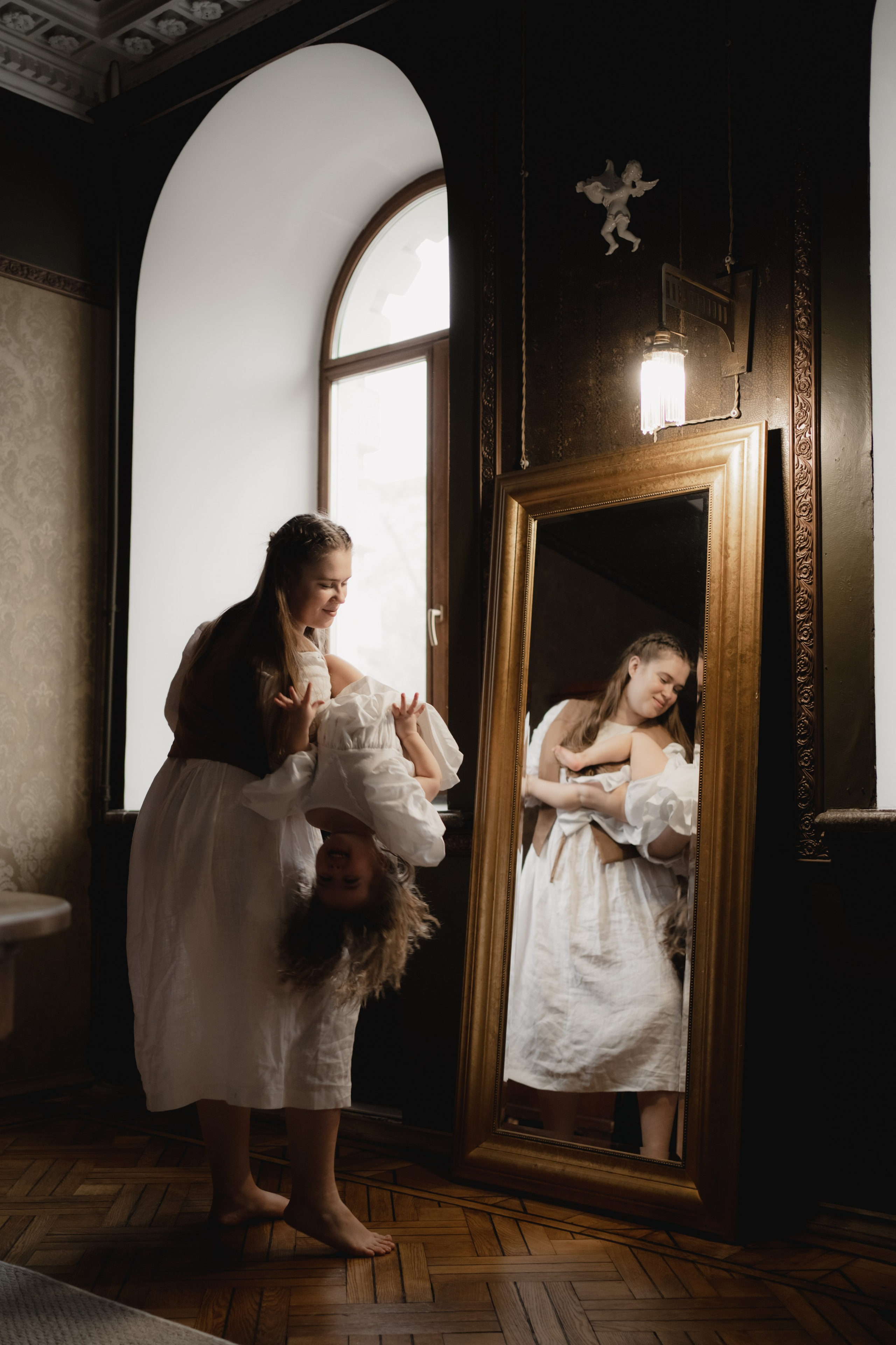 Винтажная фотосессия с дочкой. Семейный фотограф в Москве и в Домодедово Екатерина Патракова