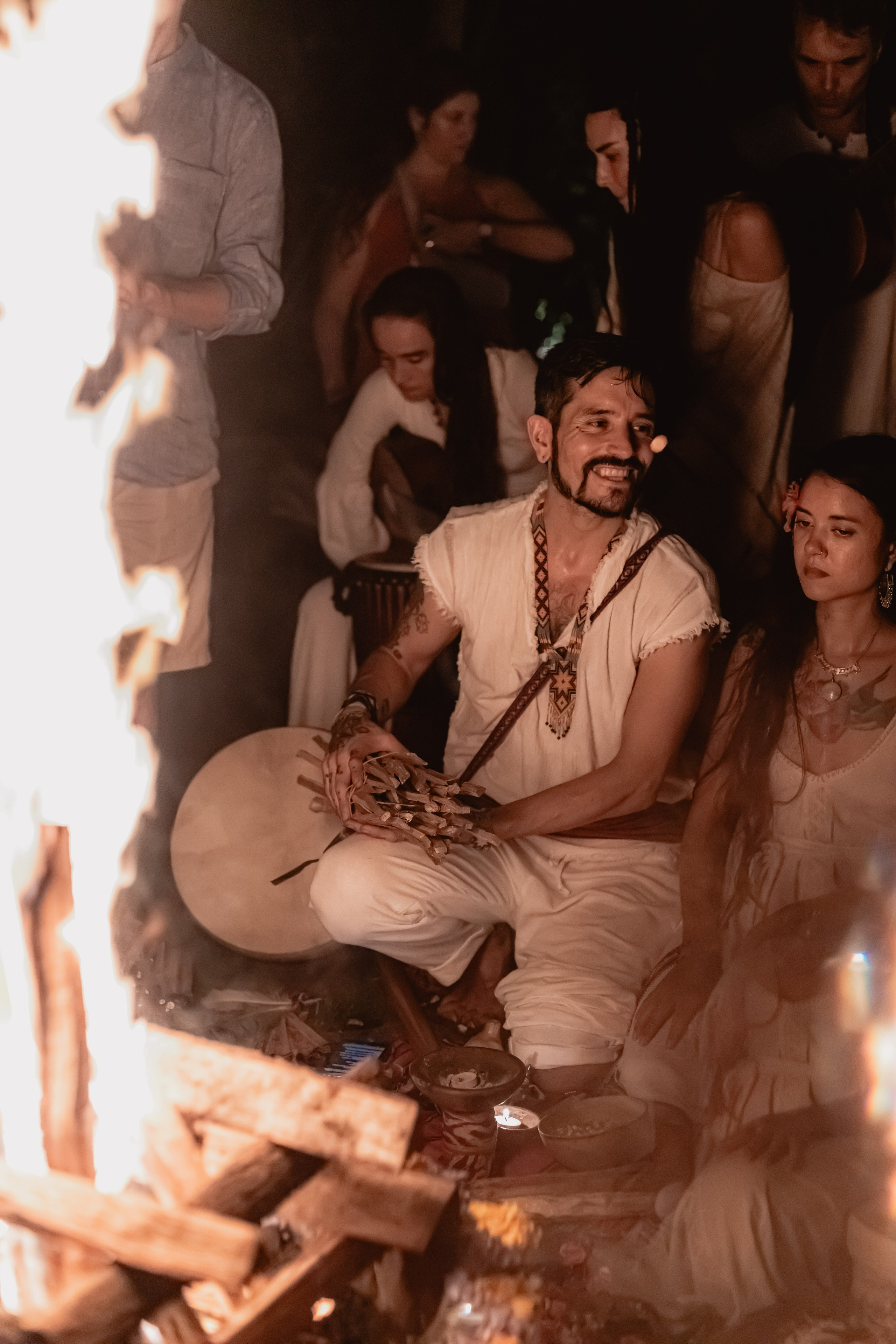 Cacao ceremony Full moon jan w Juan. Mariam Bagdasaryan