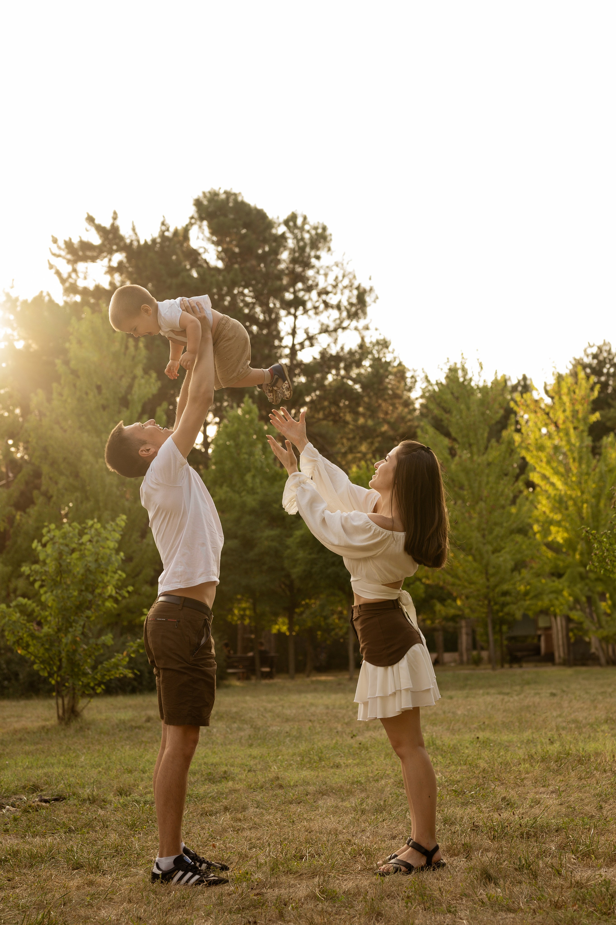 Летняя семейная фотосессия в парке. Свадебный и семейный фотограф в Краснодаре Алина Мельник