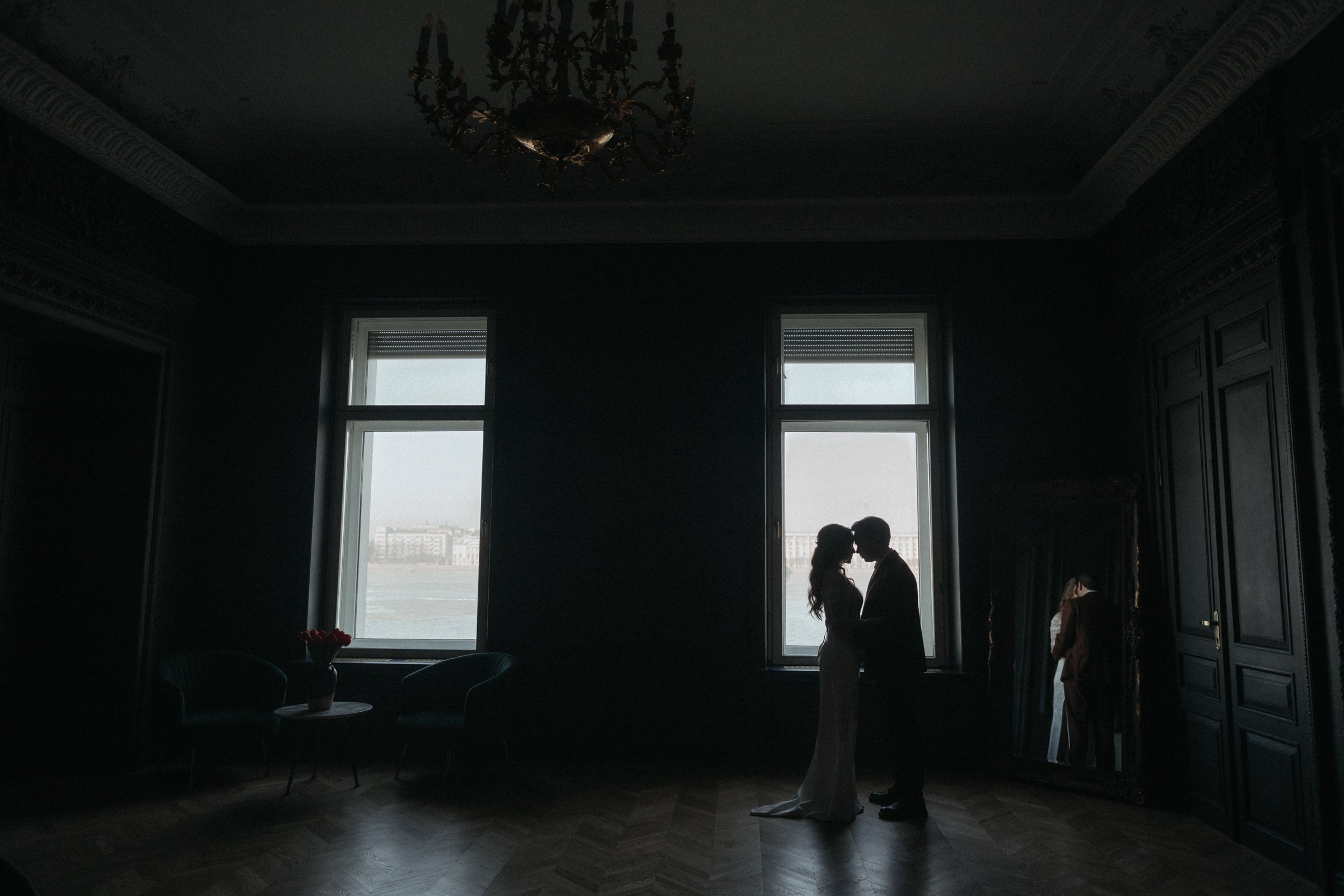 свадебная фотосессия в фотостудии Skypoint