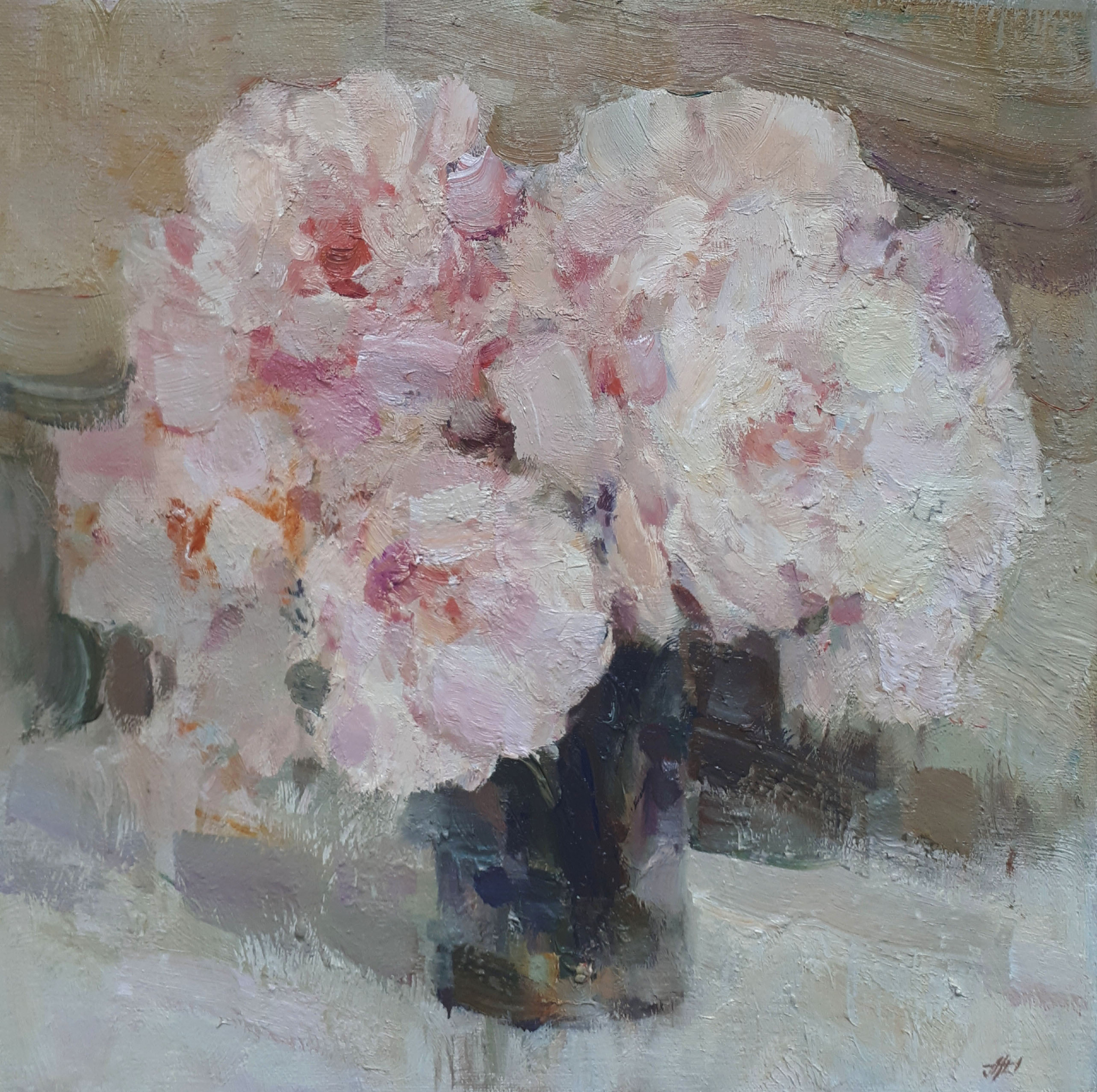 Пионы. Художник Алексей Никольский