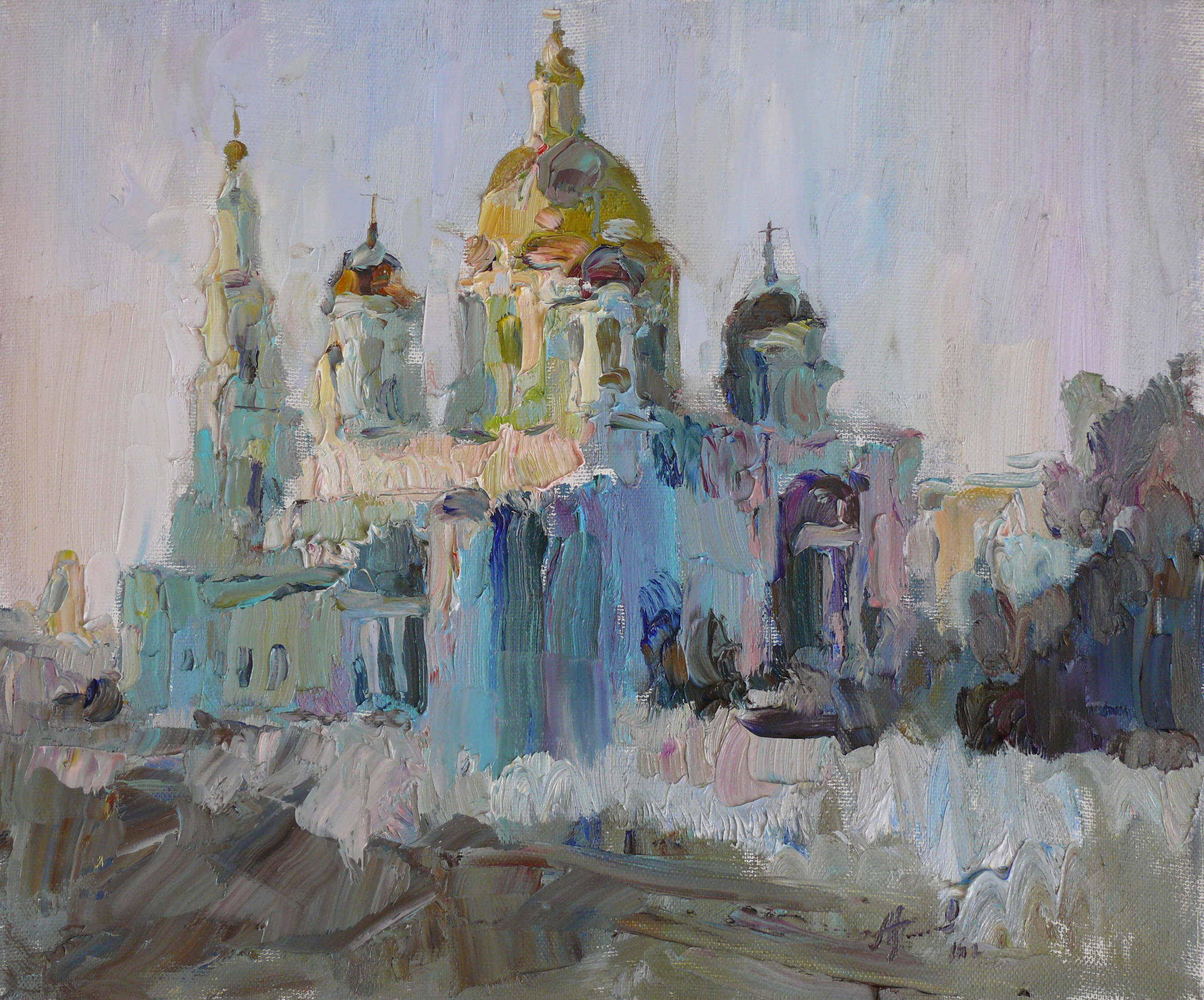 Елоховский собор. Художник Алексей Никольский