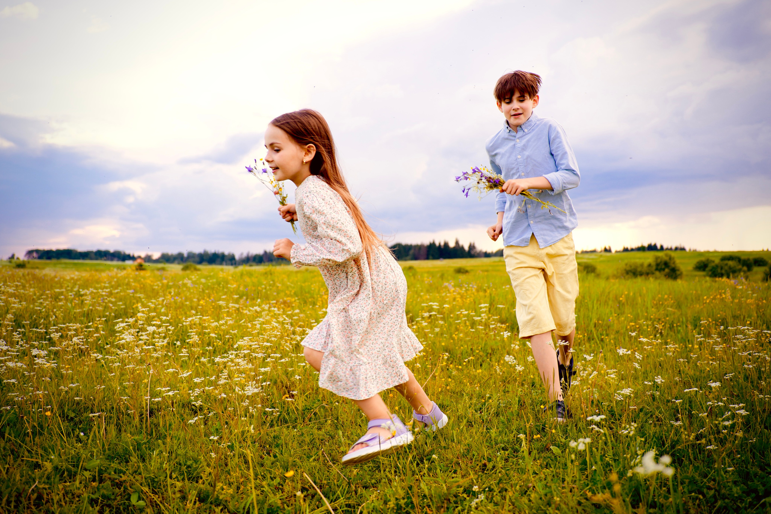 Лето в поле. Семейный и детский фотограф Александра Гвоздикова