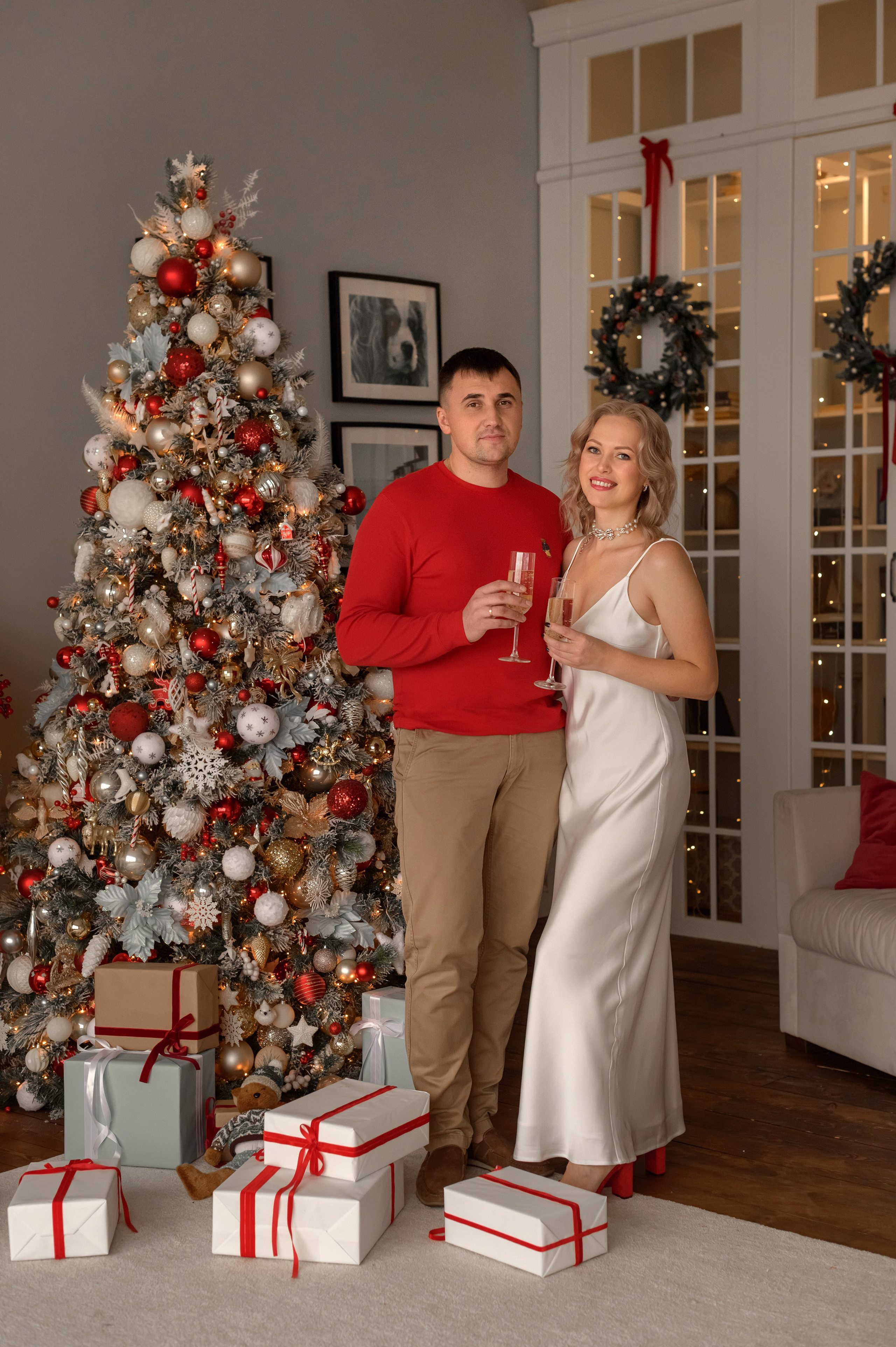 Новогодние студийные. Фотограф на Крещение в Санкт-Петербурге