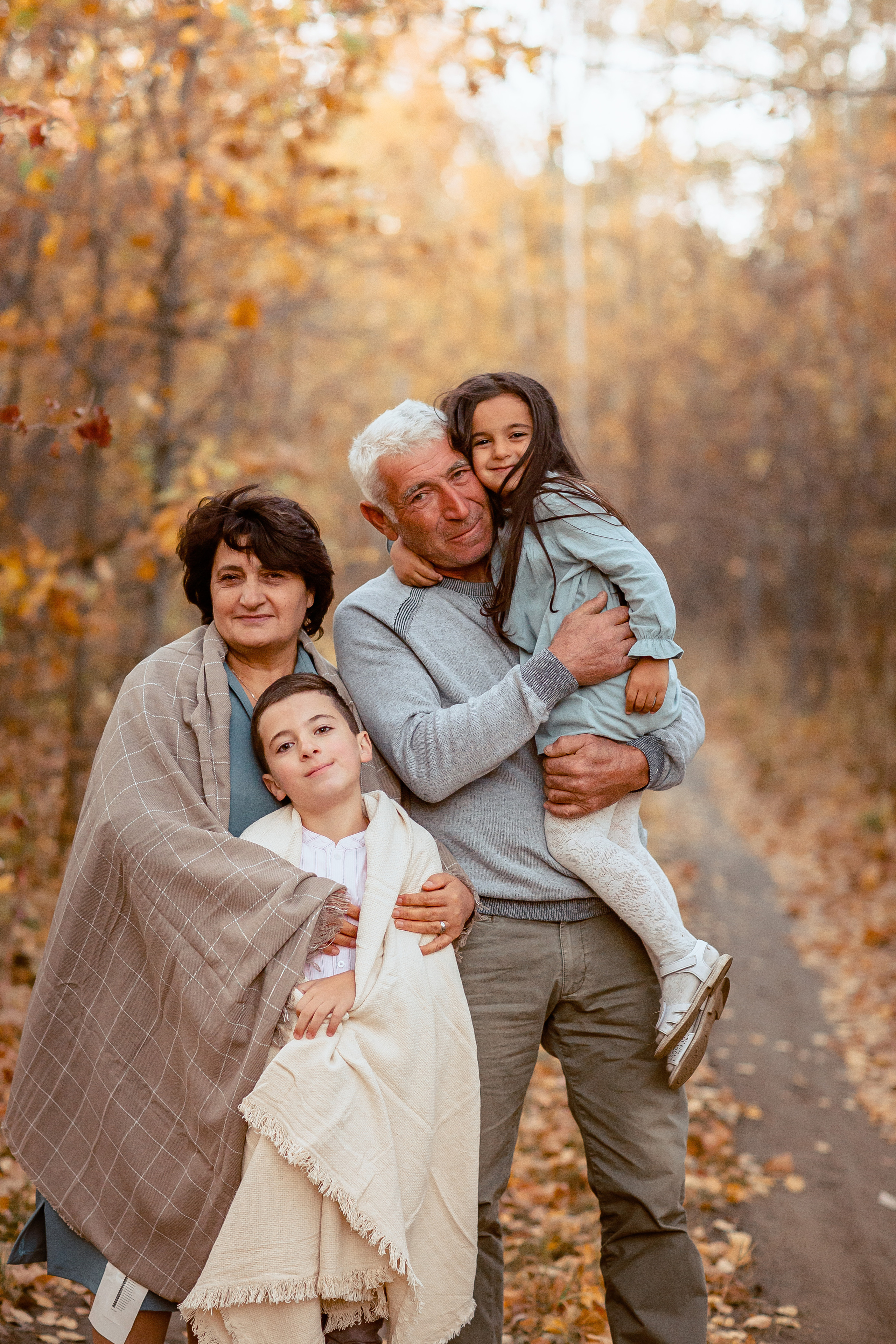 Съёмка большой семьи. Осень 2020. Семейный и детский фотограф в Пензе Анна Михайлова
