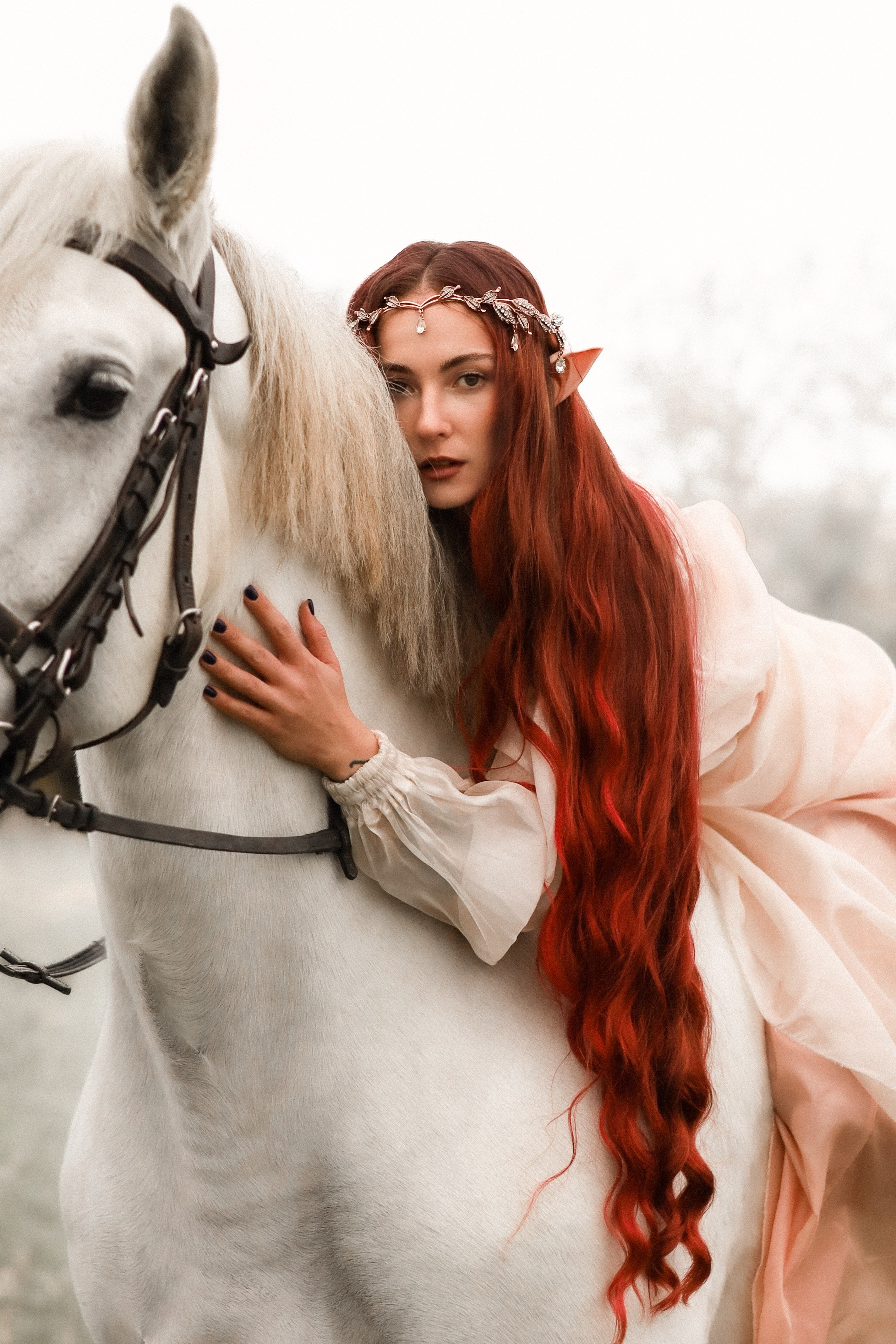 Сказочная съемка с цветным дымом. Семейный и конный фотограф в Краснодарском крае и Адыгее