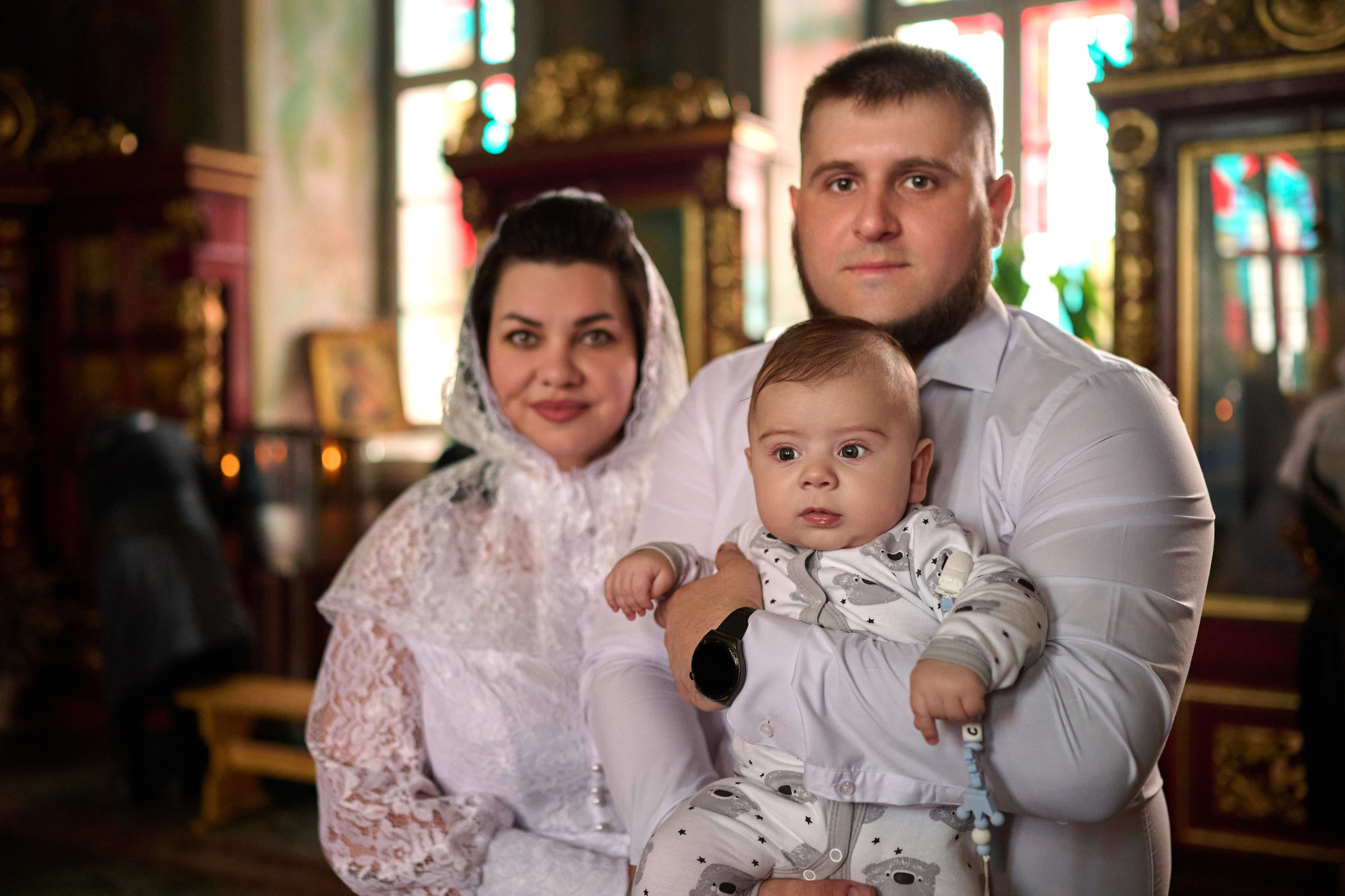 Фотосъемка крещения Саши. Профессиональный фотограф Старый Оскол, Губкин — свадьба, венчание, крещение, юбилей и день рождения