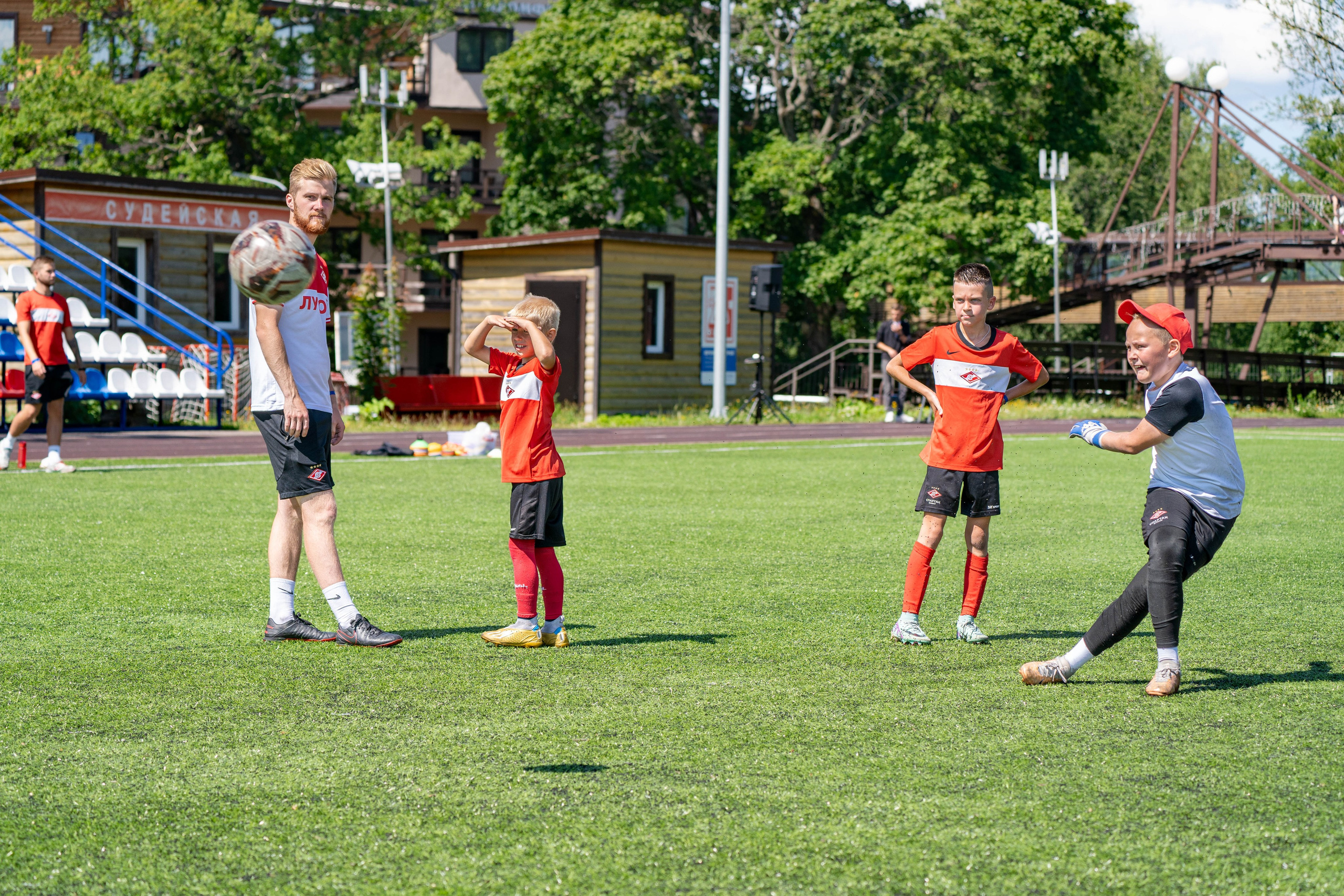 Спортивный лагерь «Спартак Орехово-Кэмп 2024». Фото и видео съёмка на заказ. VAU Studia. Москва
