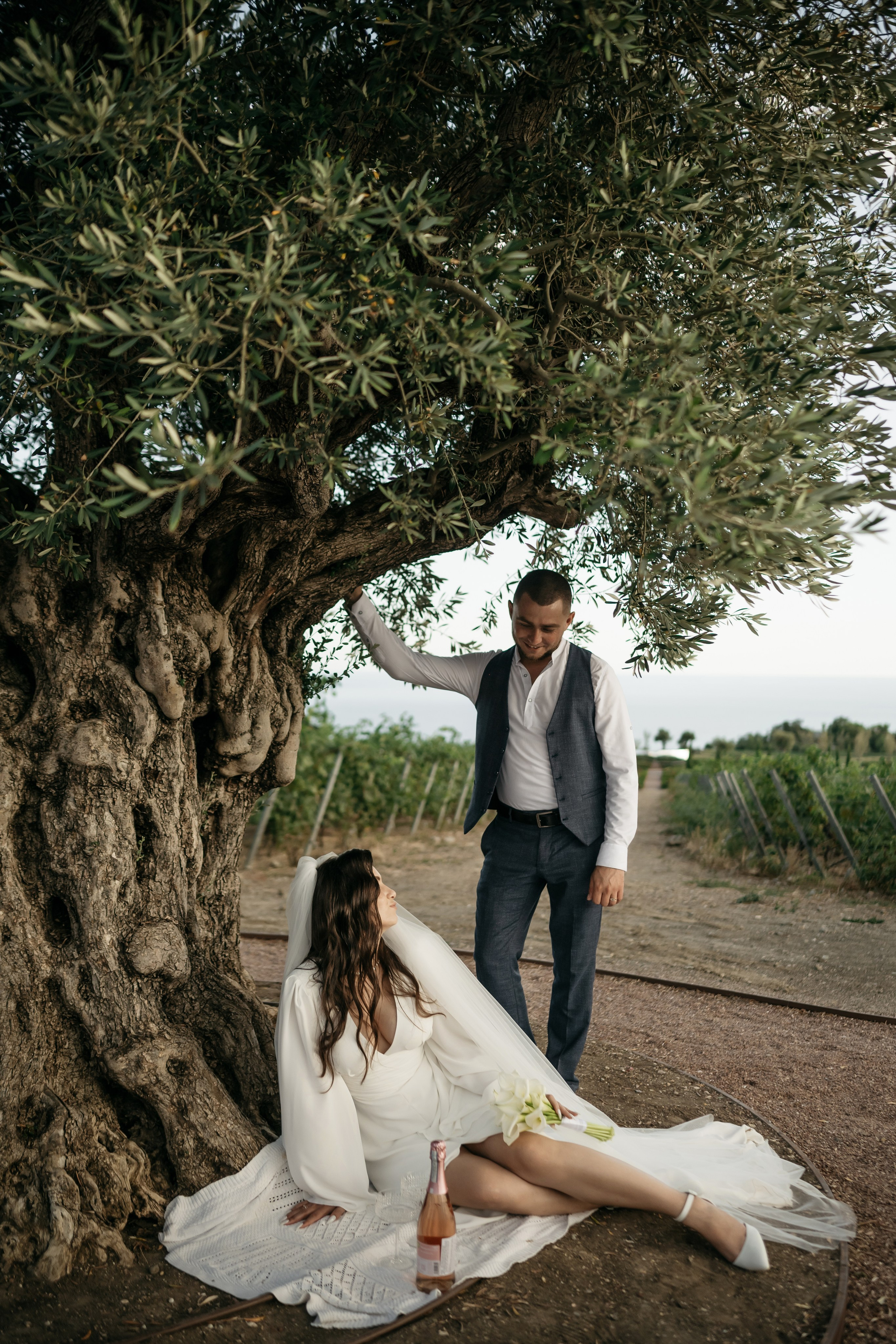 Свадьба в Винном парке в Крыму. Свадебный и семейный фотограф и видеограф, Крым, Москва, Санкт -Петербург