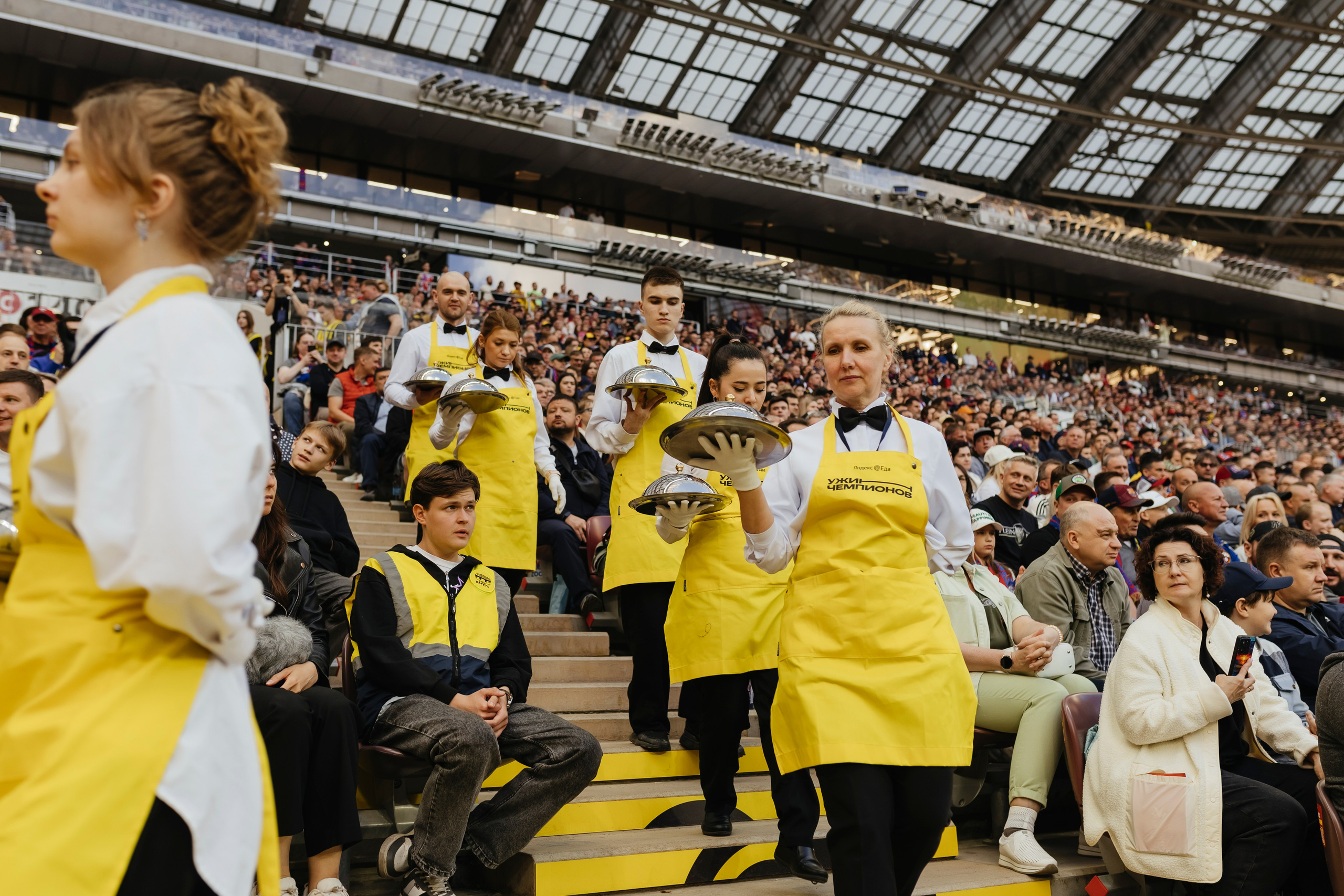 Яндекс Еда x Burger King На финале кубка России по футболу. Репортажный, event, концертный и backstage фотограф из Москвы Виталий Кривцов