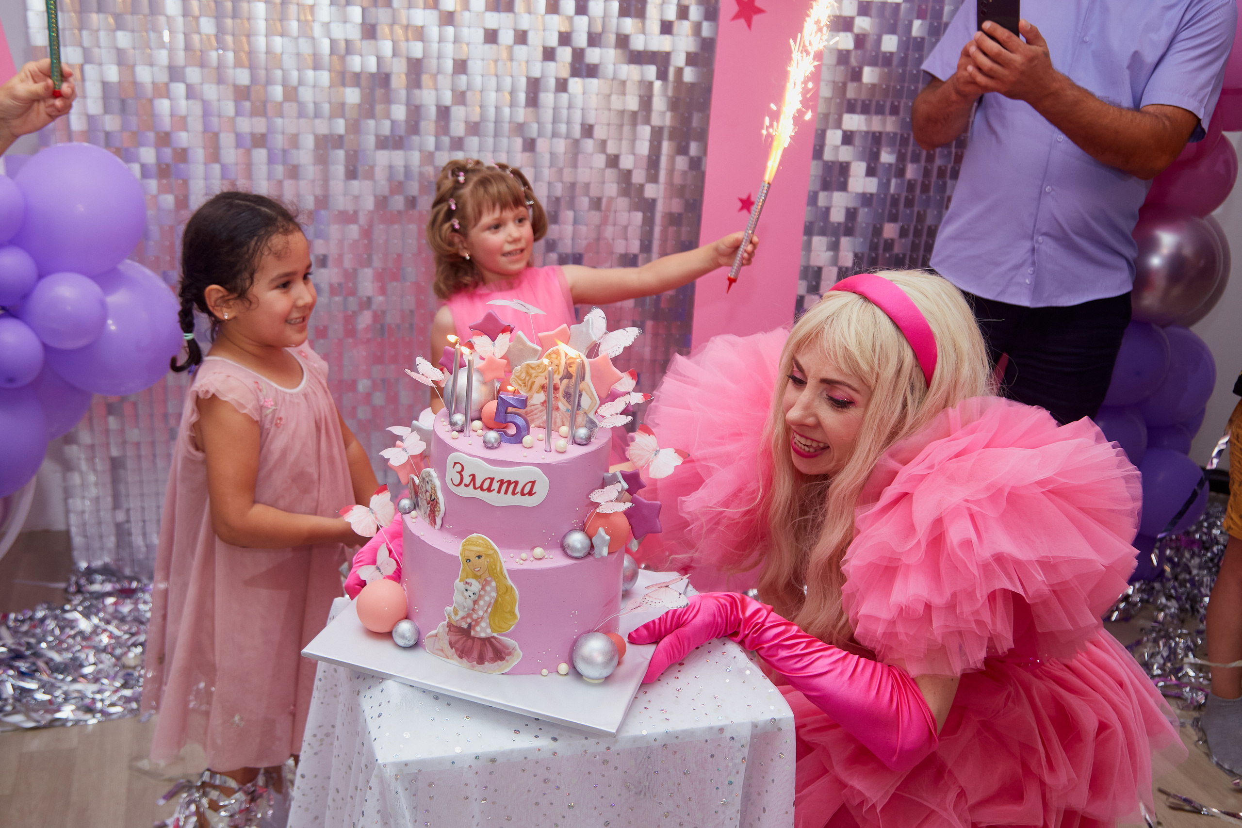 Барби. Детский праздник. Злате 5 лет. Свадебный фотограф Москва и Московская область Борисов Сергей