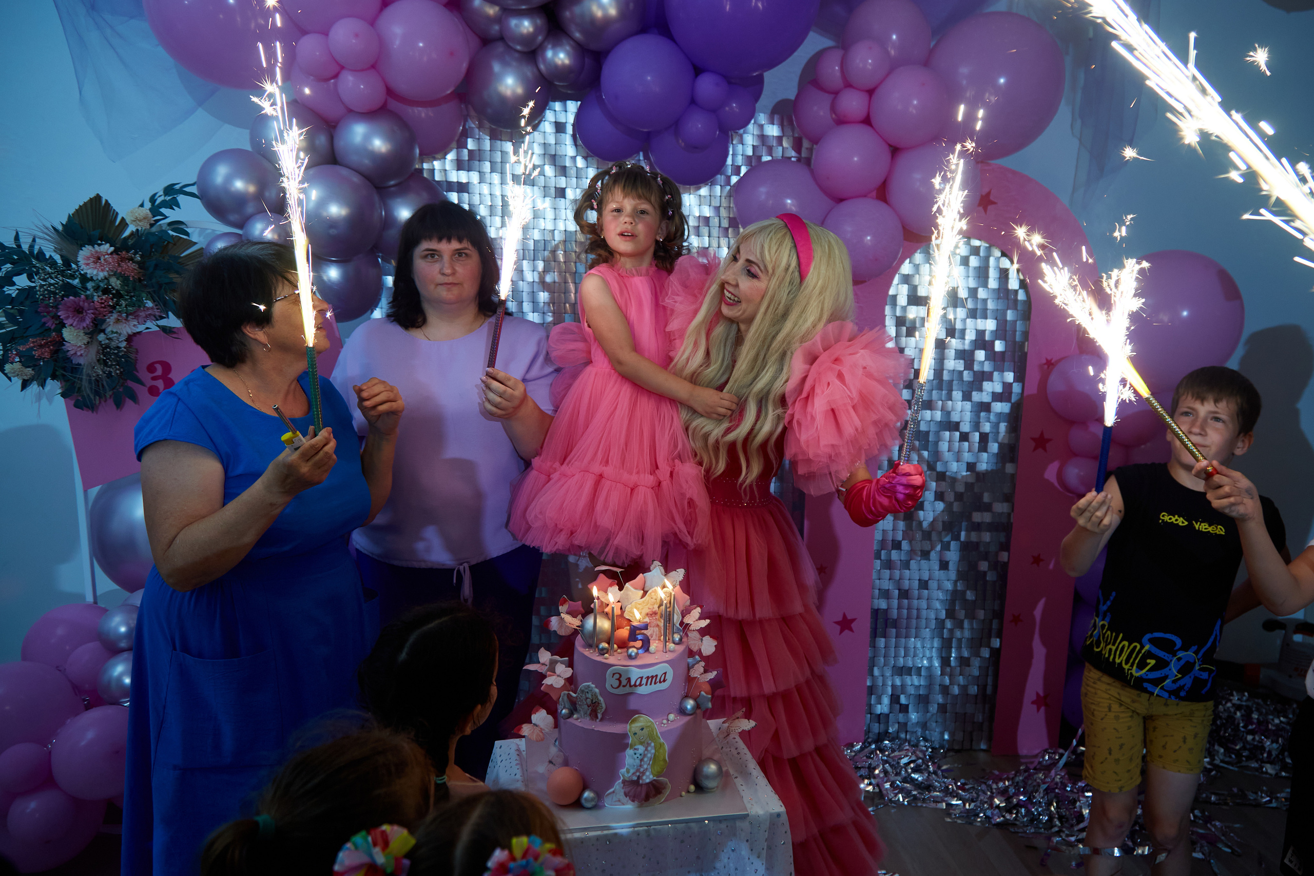 Барби. Детский праздник. Злате 5 лет. Свадебный фотограф Москва и Московская область Борисов Сергей