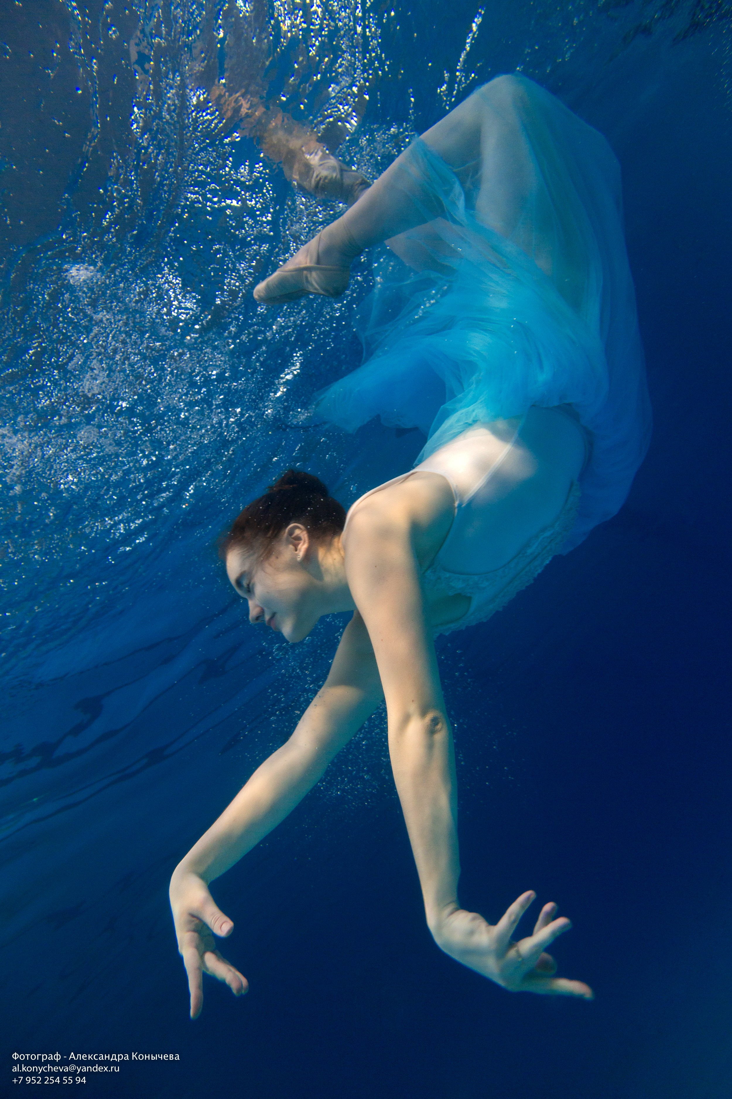 Балет под водой. Репортаржный фотограф в Архангельске Александра Конычева