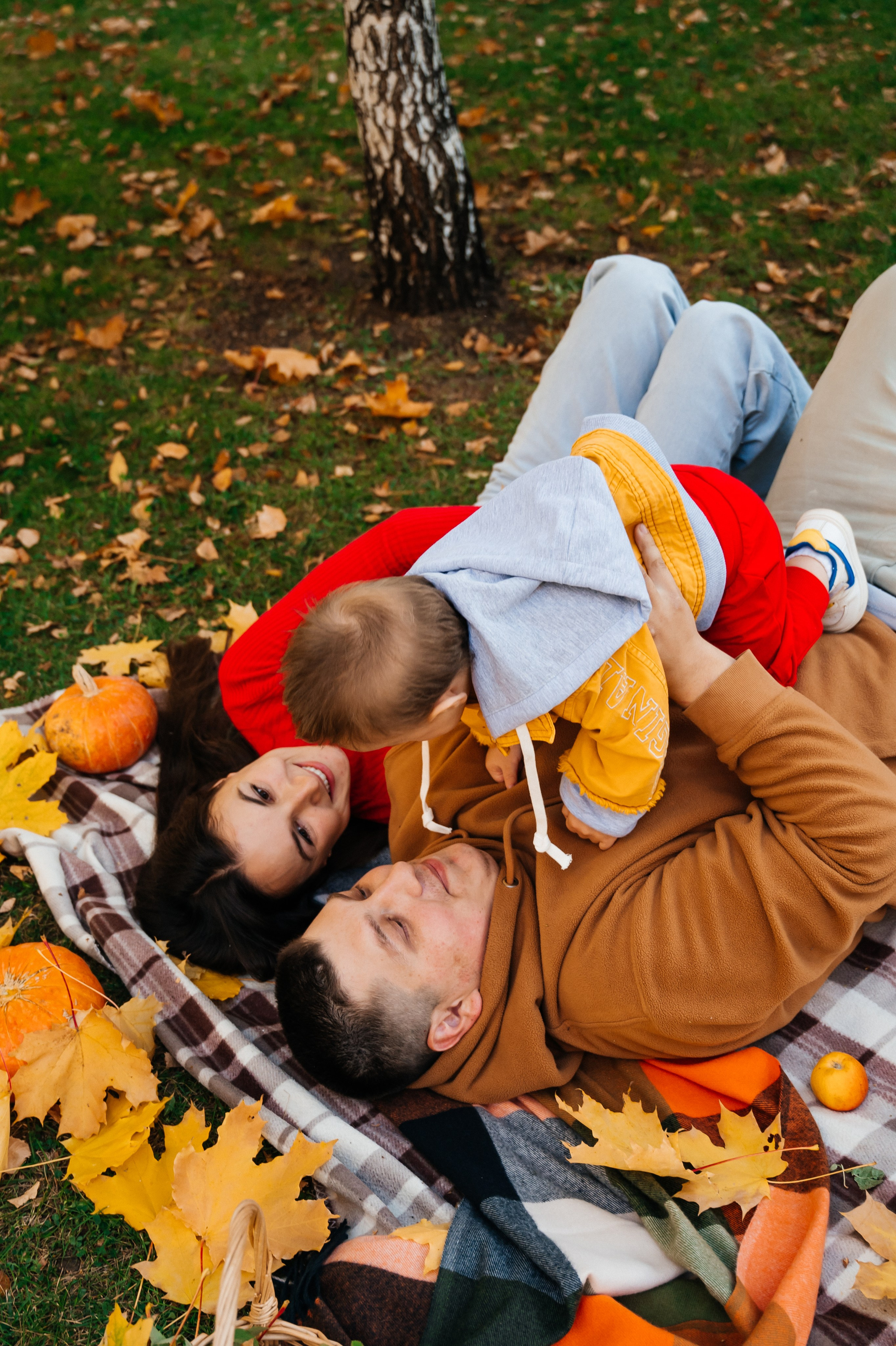 Осенью в парке. Семейный фотограф в Оренбурге Анна Рожкова