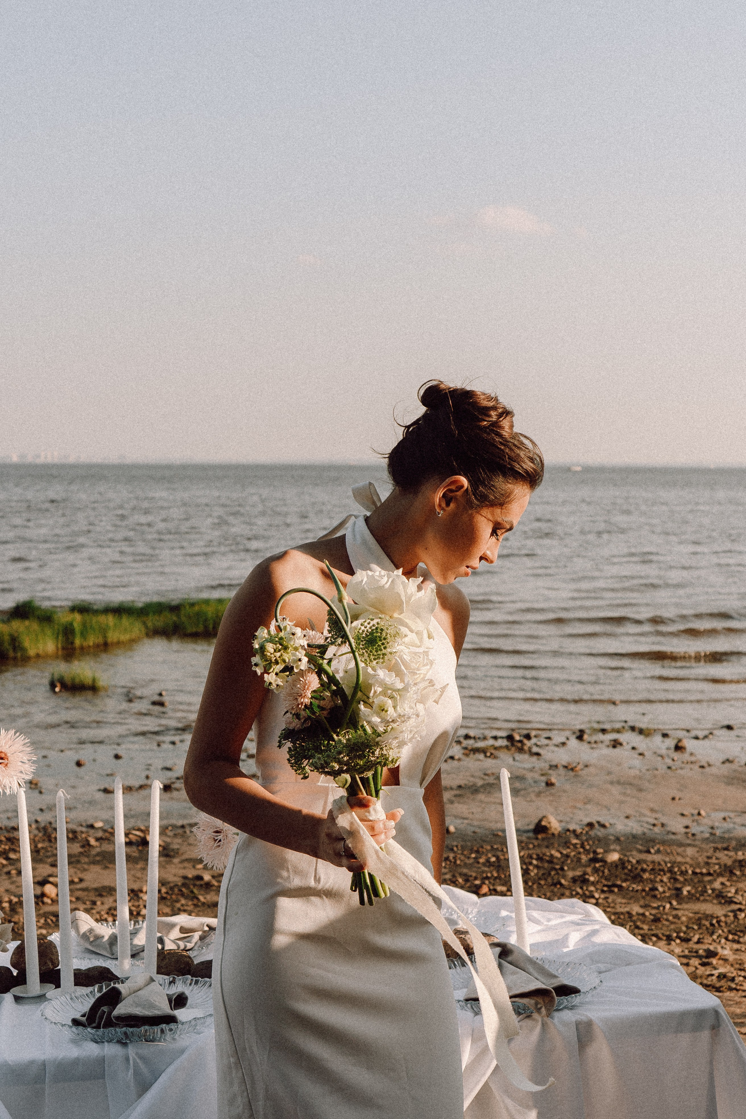 СВАДЕБНАЯ ФОТОСЕССИЯ ВЫЕЗДНОЙ ЦЕРЕМОНИИ (ФИНСКИЙ ЗАЛИВ). Профессиональный фотограф, Санкт-Петербург — Виктория Богомолова