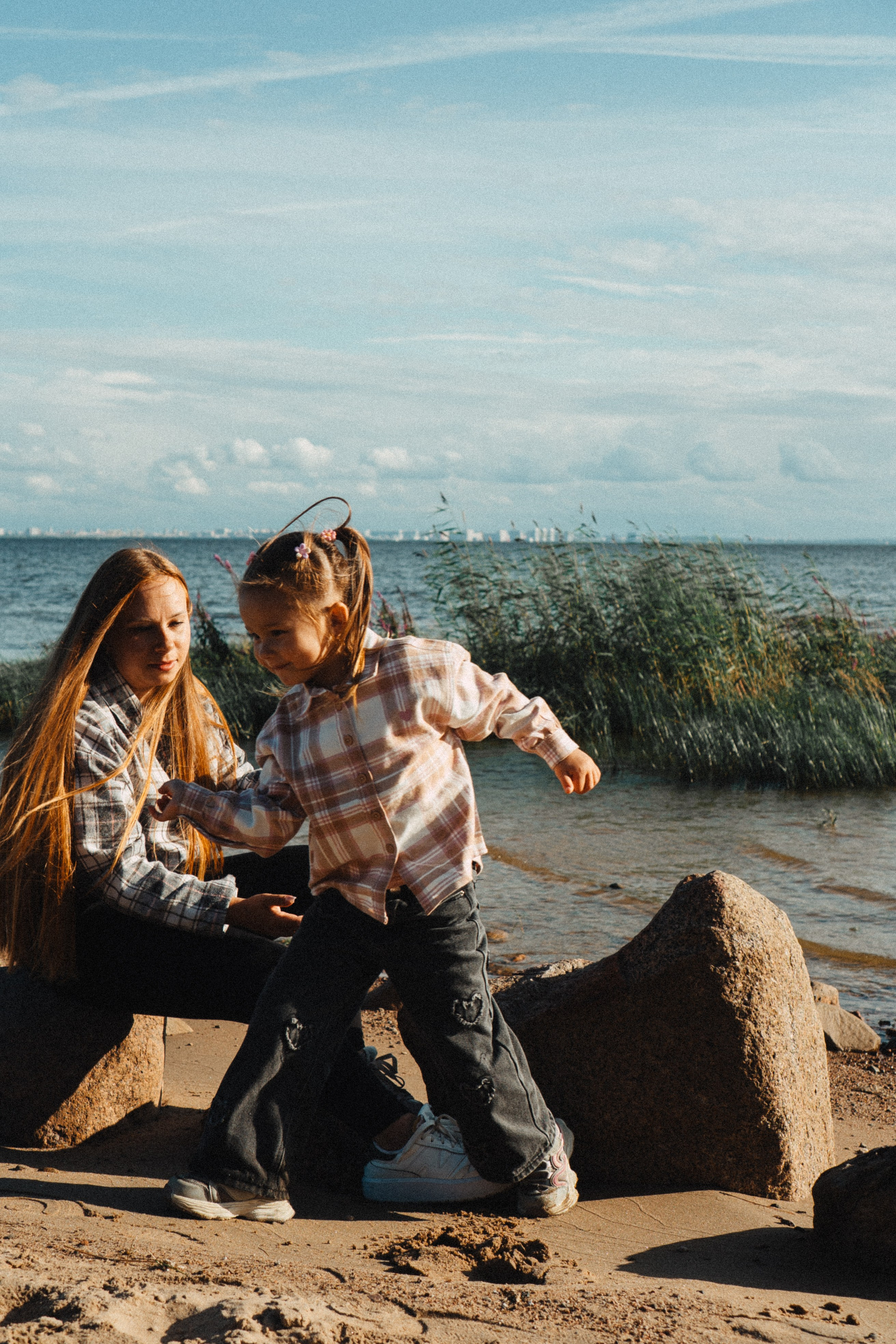 МАМА И ДОЧКА НА ФИНСКОМ ЗАЛИВЕ. Профессиональный фотограф, Санкт-Петербург — Виктория Богомолова