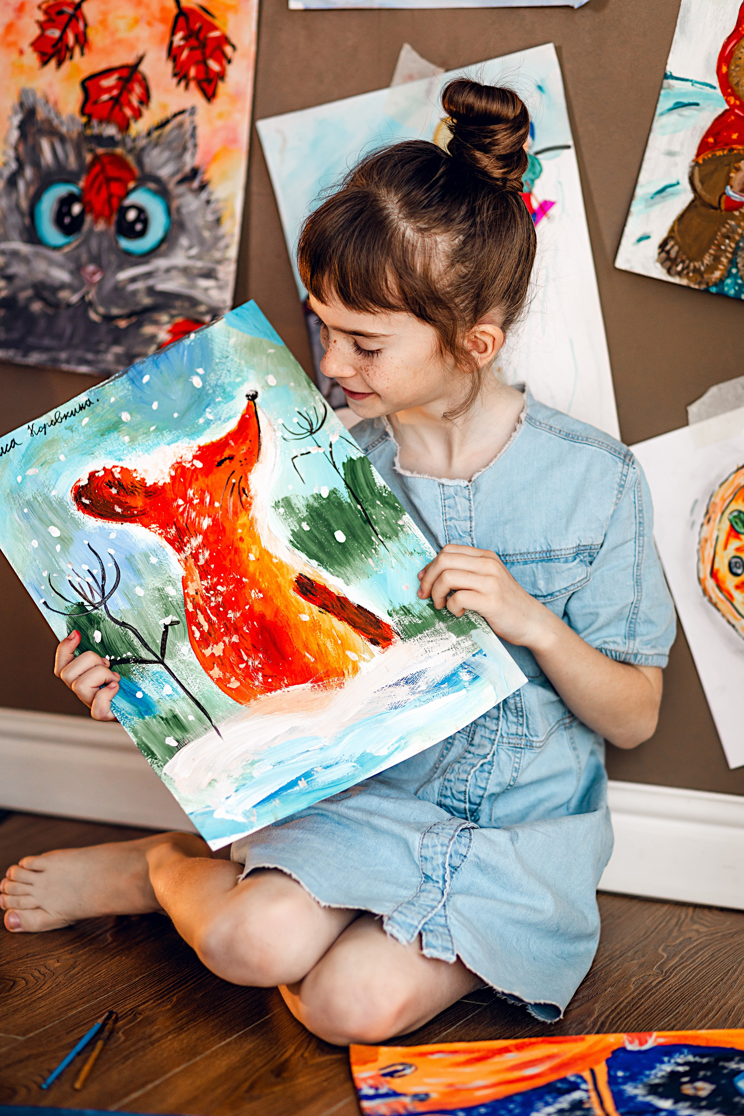 Алиска-художник. Детский и семейный фотограф в Красноярске Елена Коровкина