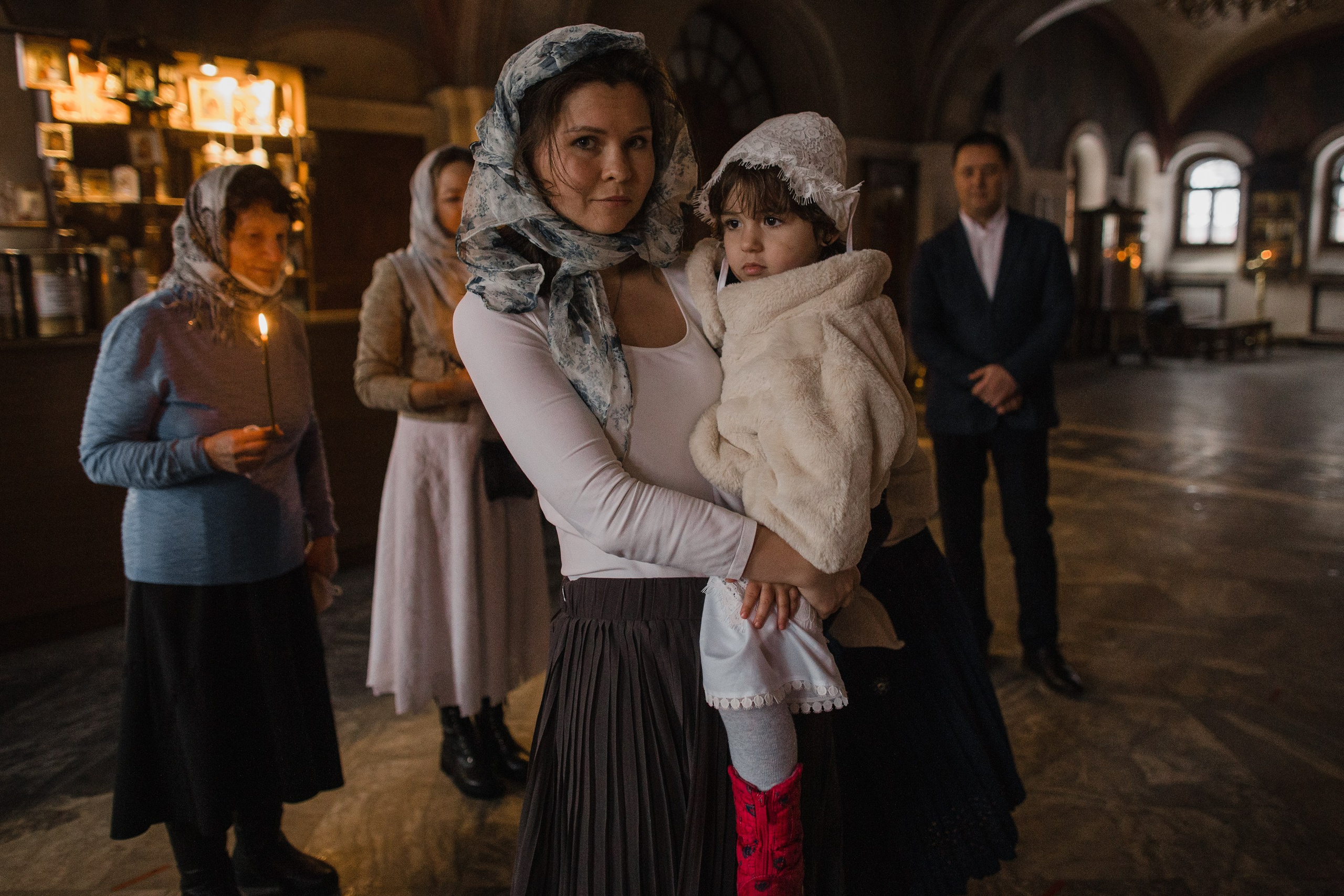 Крещение. Репортажный и свадебный фотограф в Москве Лена Таращенко