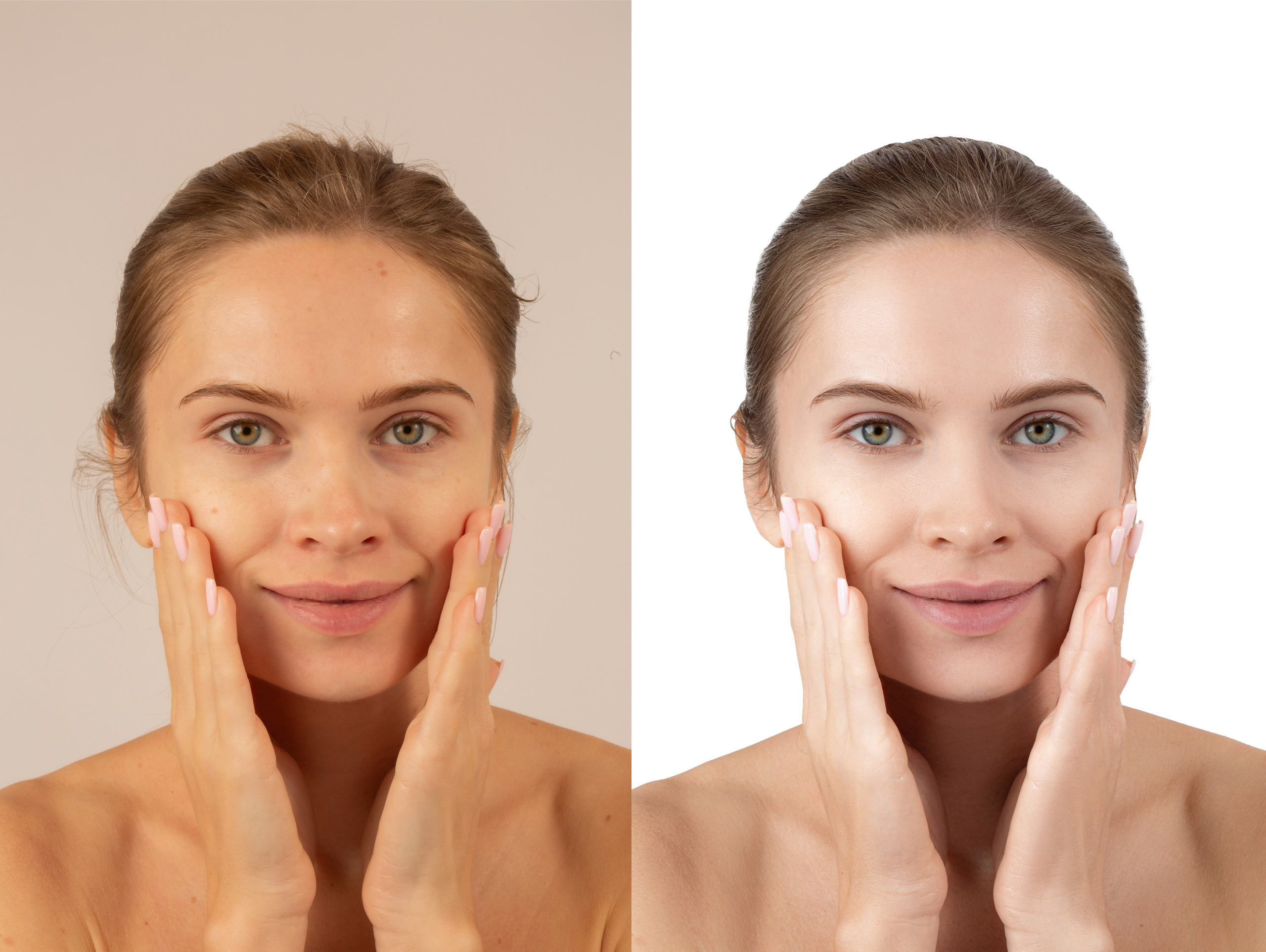 Профессиональная обработка портретов для рекламы косметики | Студия SVITHART