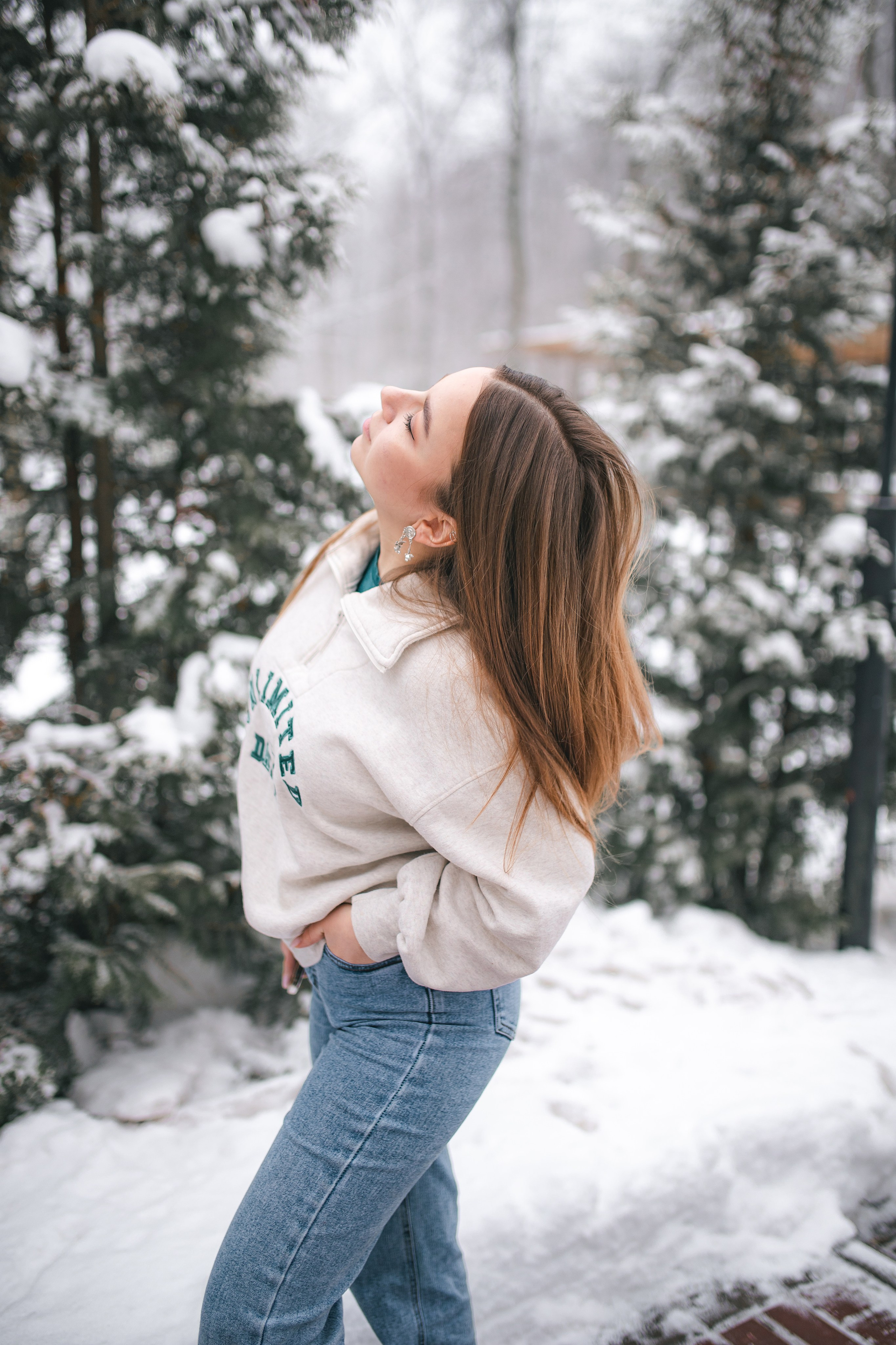 Валерия: снежная экспресс-история. Портретный и репортажный фотограф в Воронеже: Анастасия Пузикова