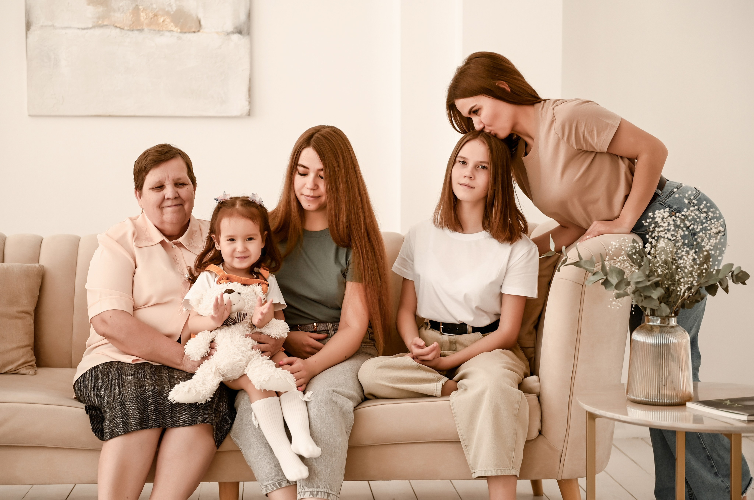 Семейная студийная  фотосессия 2. Свадебный, семейный, детский, контент фотограф в Омске Максим Ильин