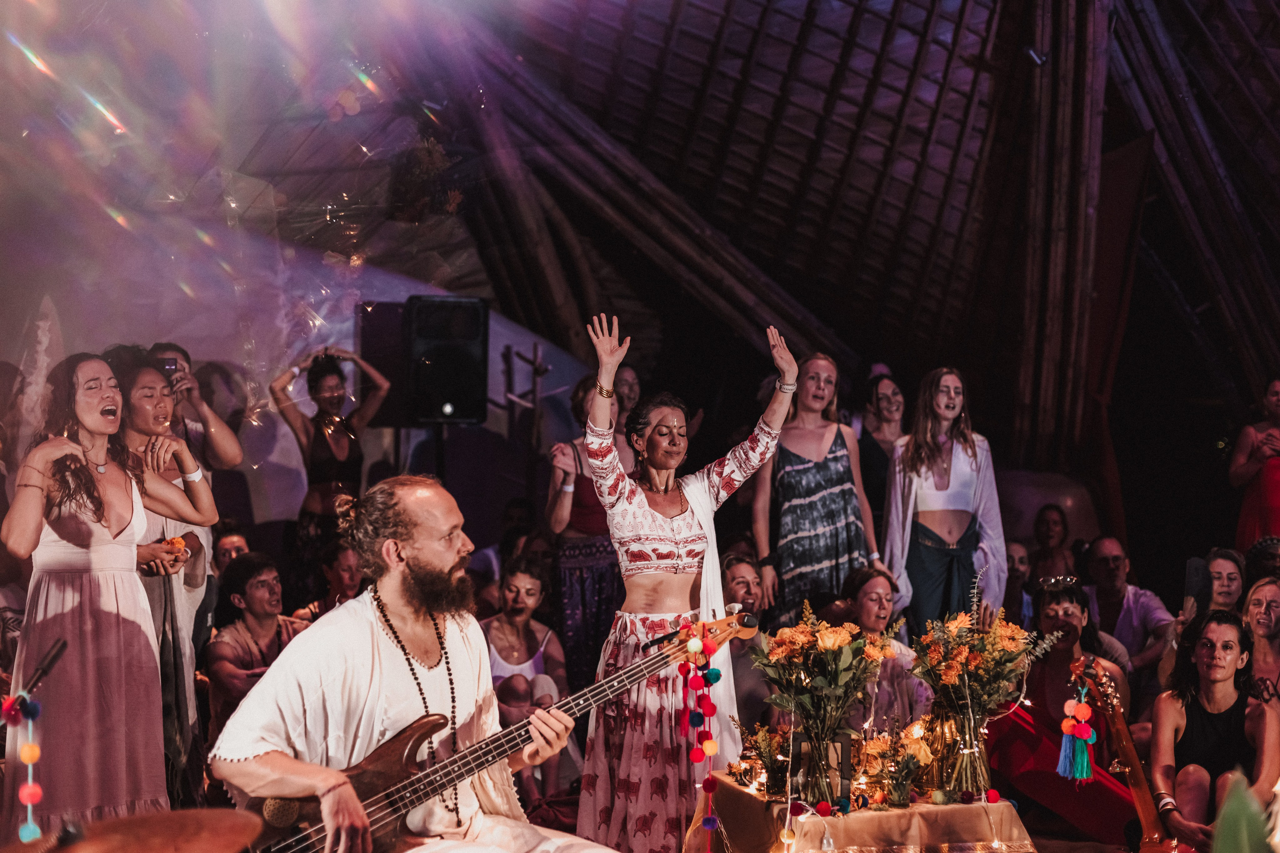 Hanuman Project kirtan at Alchemy march. Mariam Bagdasaryan