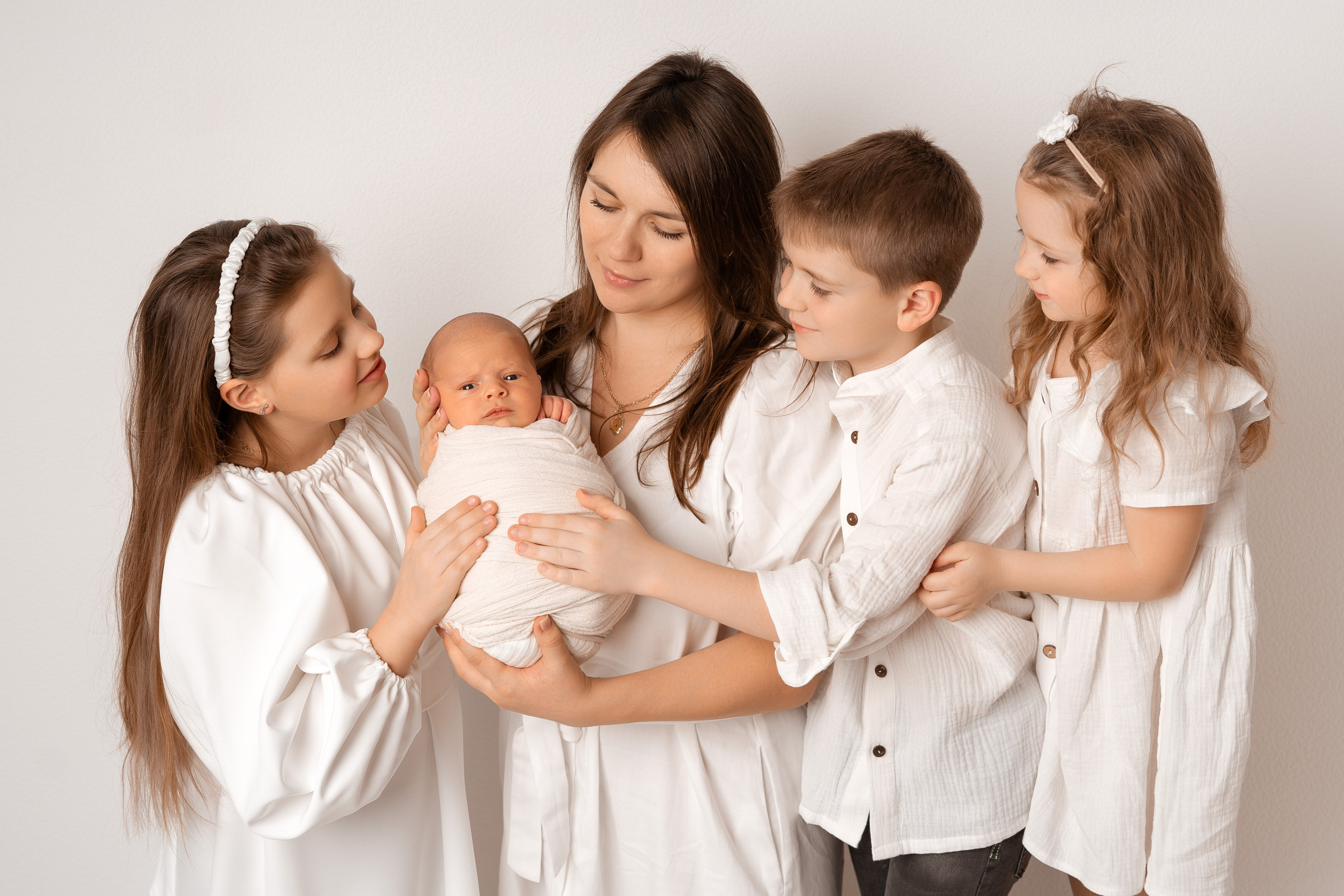 Фотосессия новорожденных в Рязани. Фотограф новорожденных г. Рязань, детский и семейный фотограф