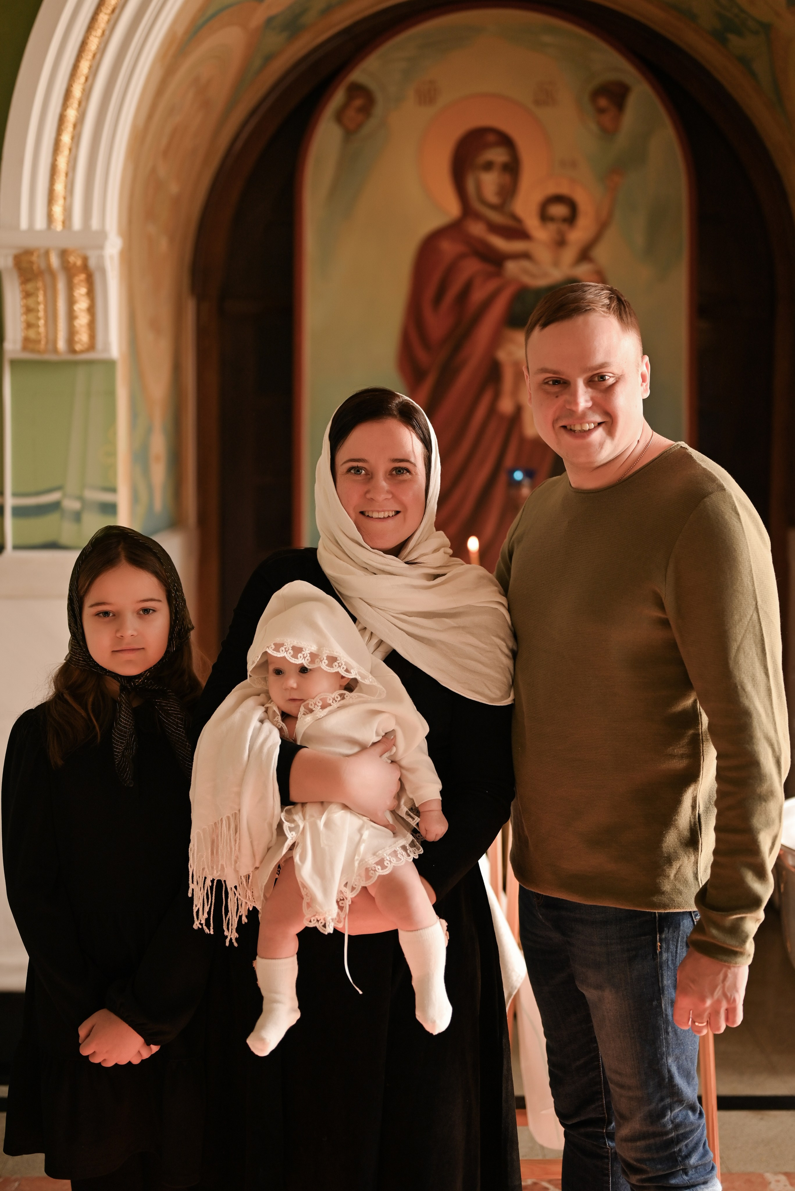 Крещение Марии. Свадебный и семейный фотограф в Уфе Александров Максим