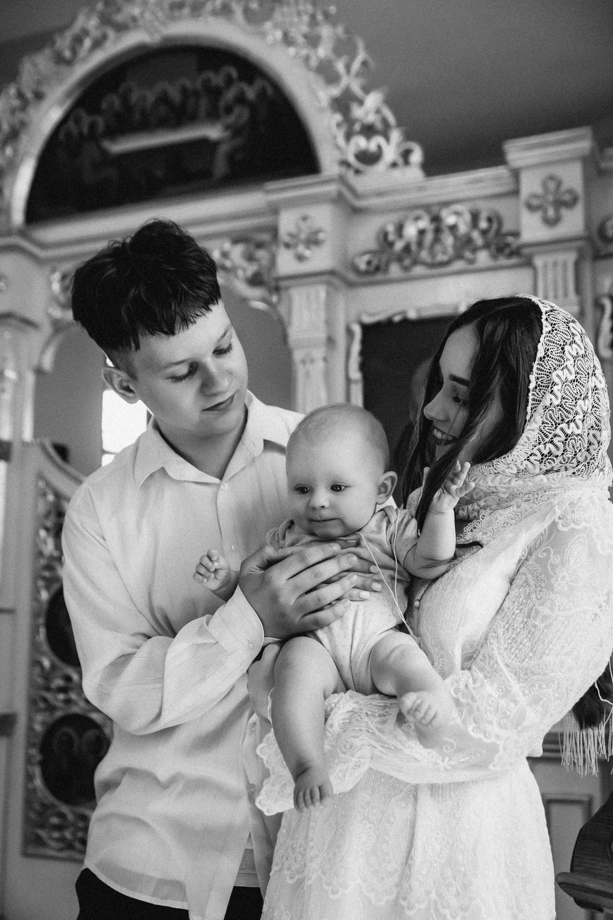 Крещение Адель. Семейный фотограф Минск Усова Ольга