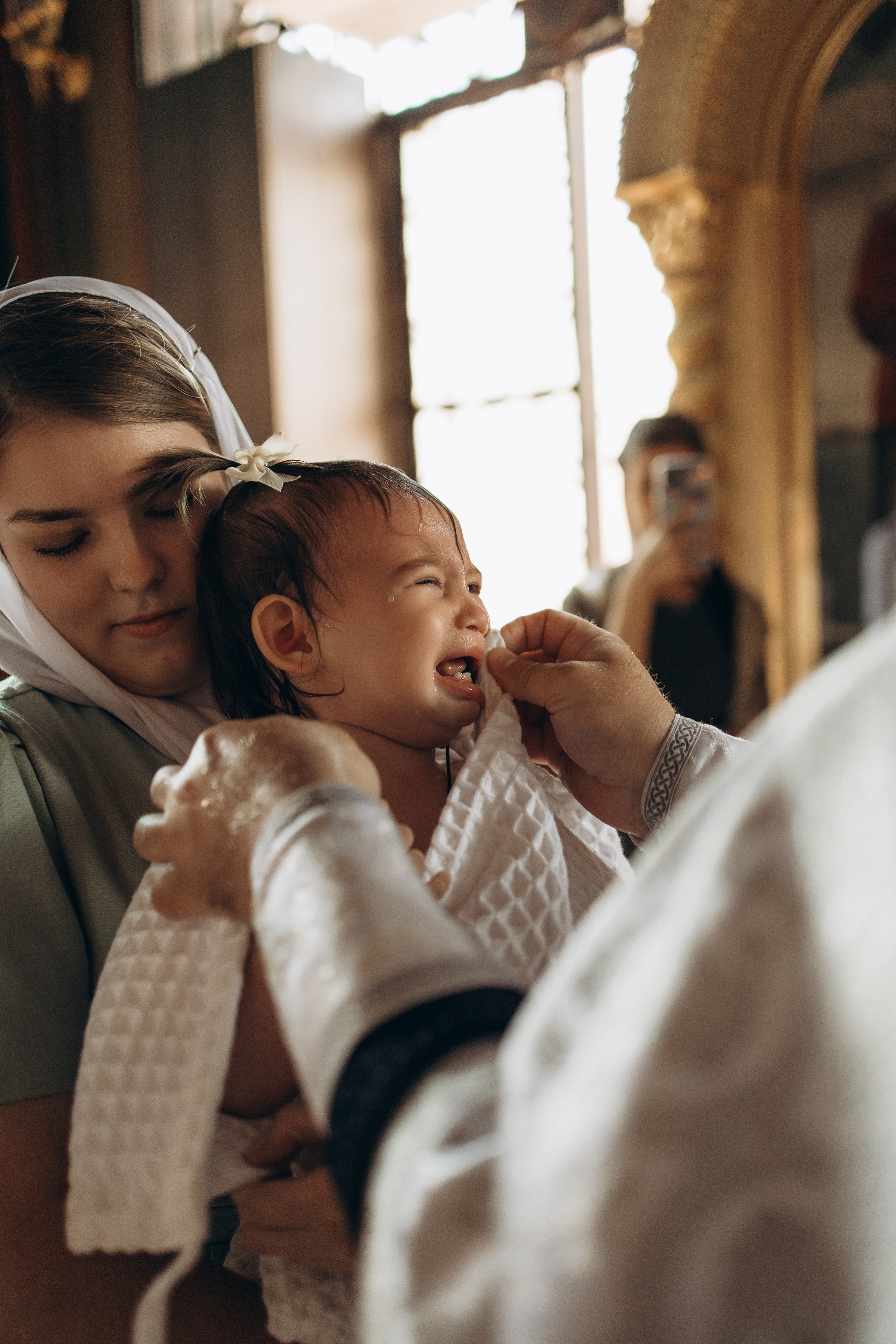 Крещение Стефании. Самый теплый фотограф в Краснодаре Рябоконь Ксения
